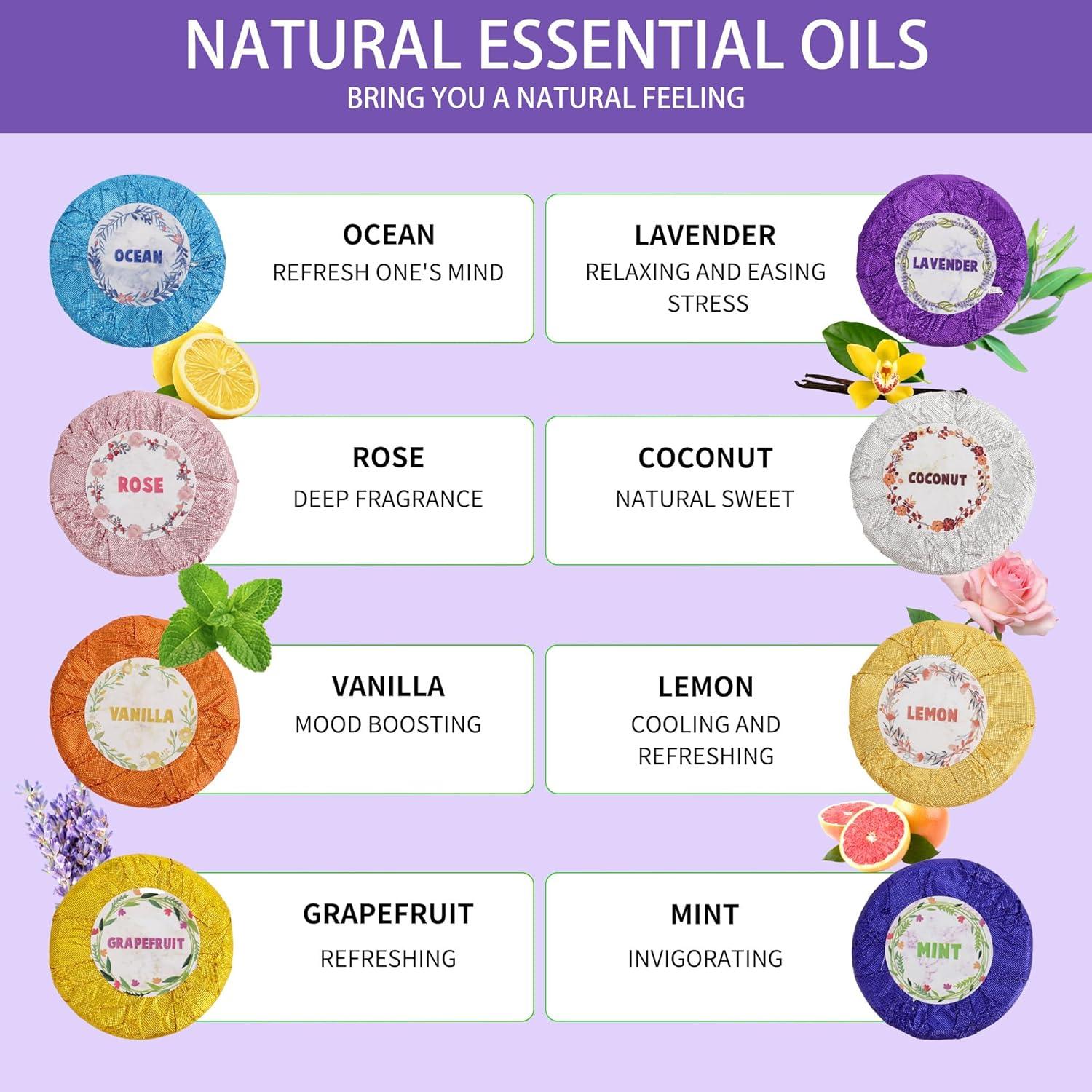 Tabletas de Aromaterapia para Ducha Losensild - 8 Piezas