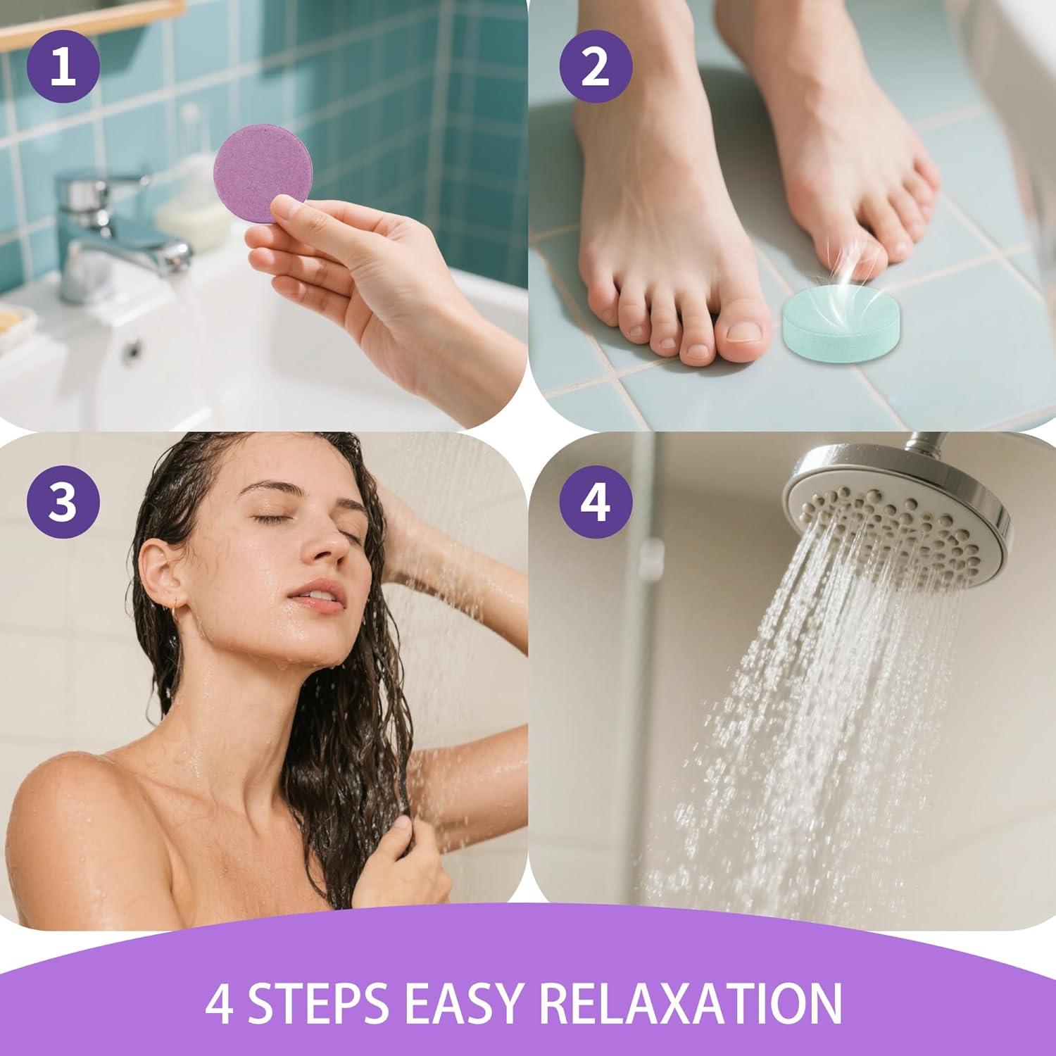 Tabletas de Aromaterapia para Ducha Losensild - 8 Piezas