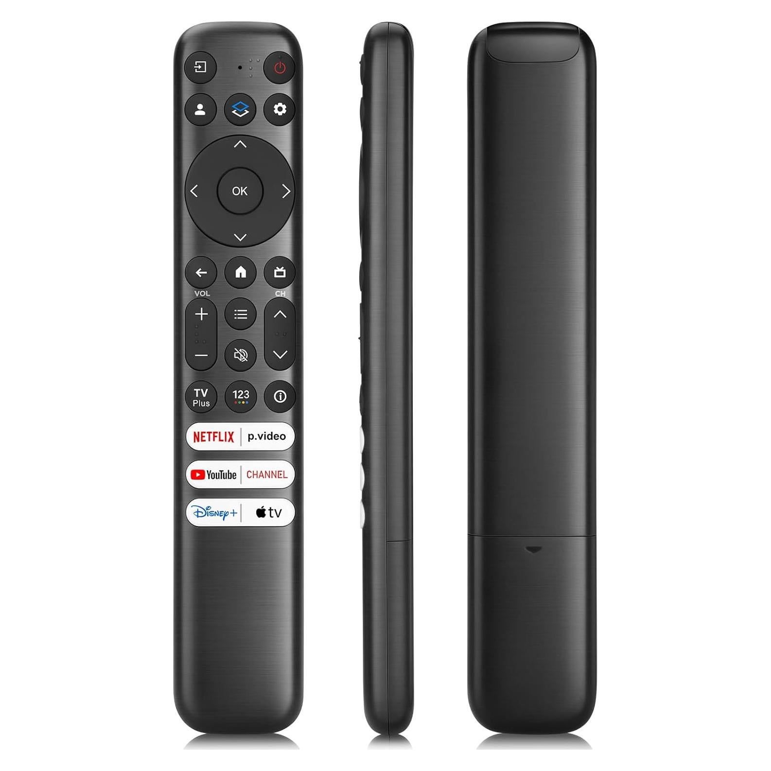 Control Remoto Maxitoc RC813 para TCL Google TV 4K UHD