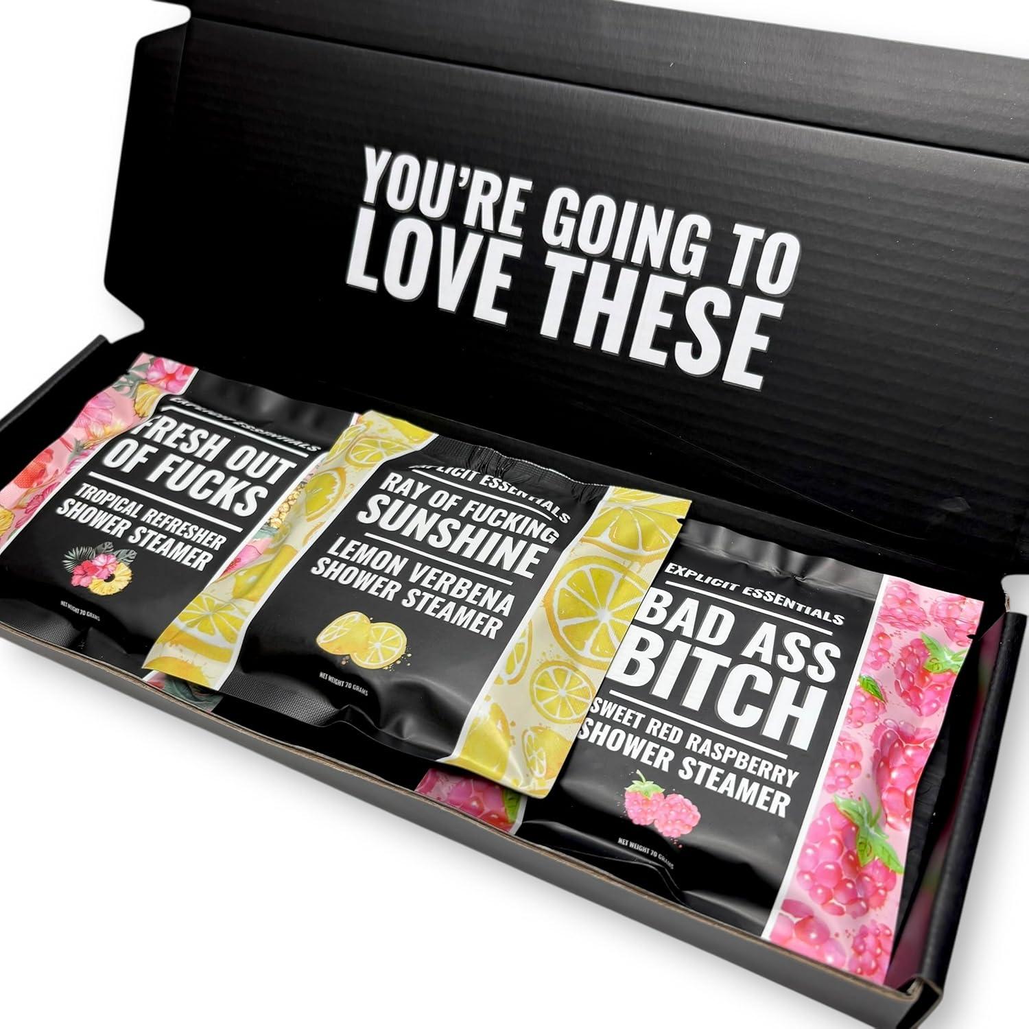 Juego de Vapor de Ducha Aromaterapia Explicit Essentials - 3 Aromas