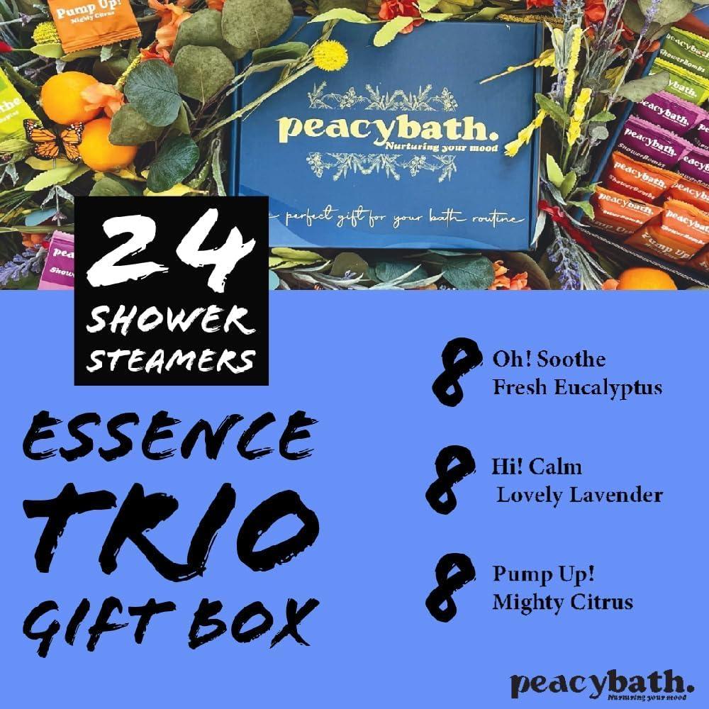 Pastillas de Vapor de Ducha Eucalipto PeacyBath - 24 Unidades