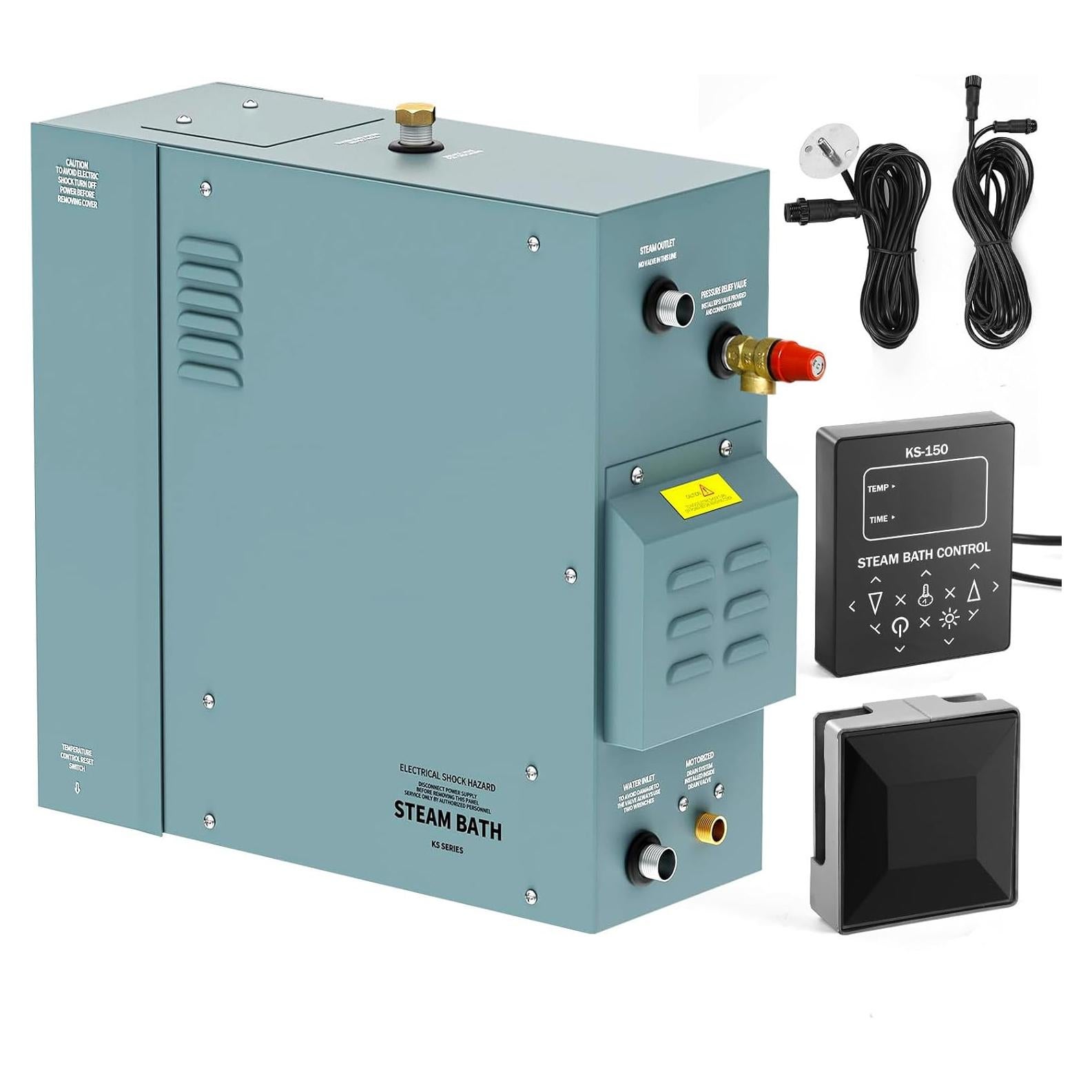 Generador de Vapor Dren KTrain 12KW para Ducha Spa 35-55°C