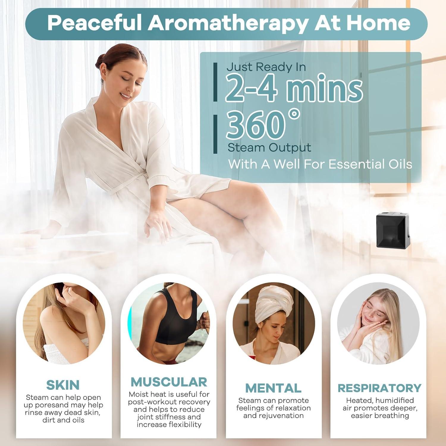 Generador de Vapor Dren KTrain 12KW para Ducha Spa 35-55°C