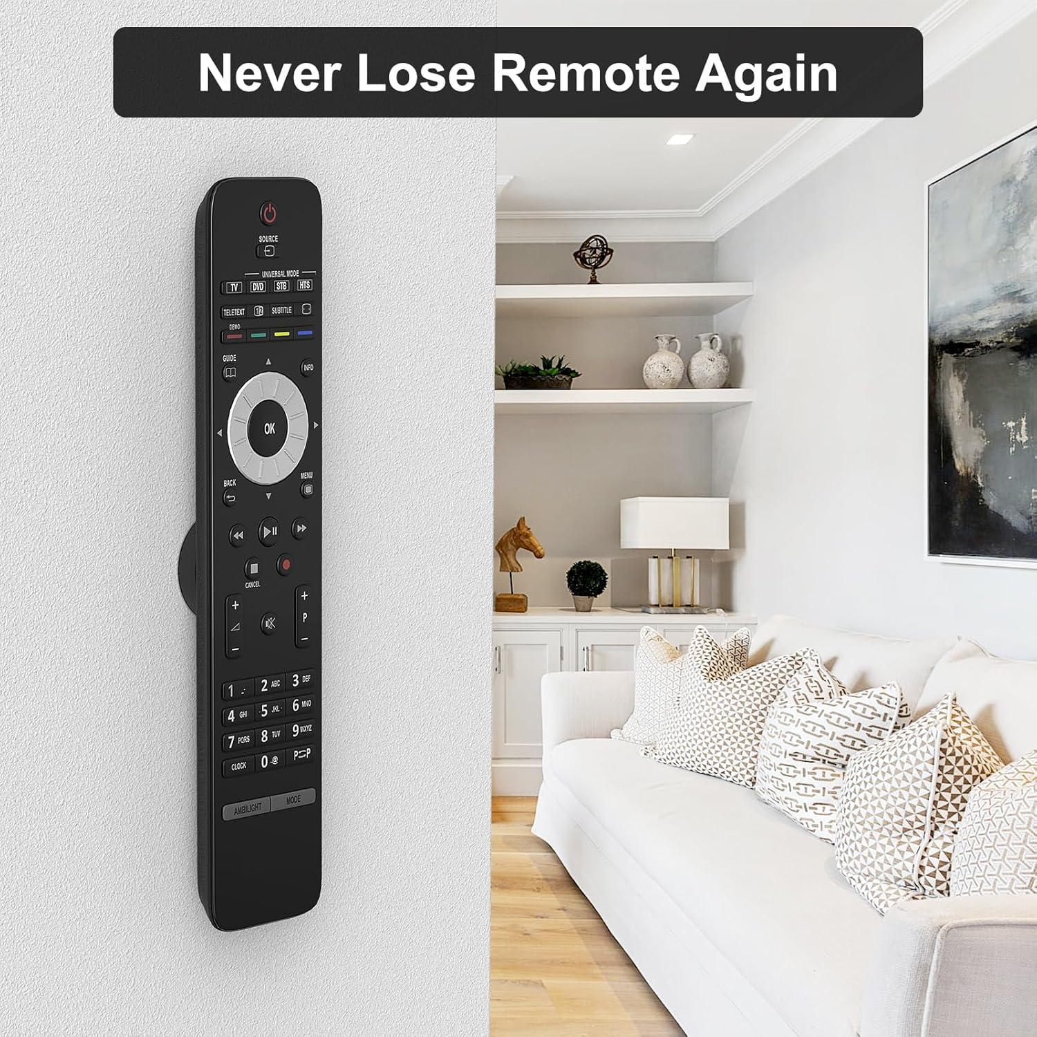 Soporte Magnético para Control Remoto YYILIS - 4 Piezas Negro