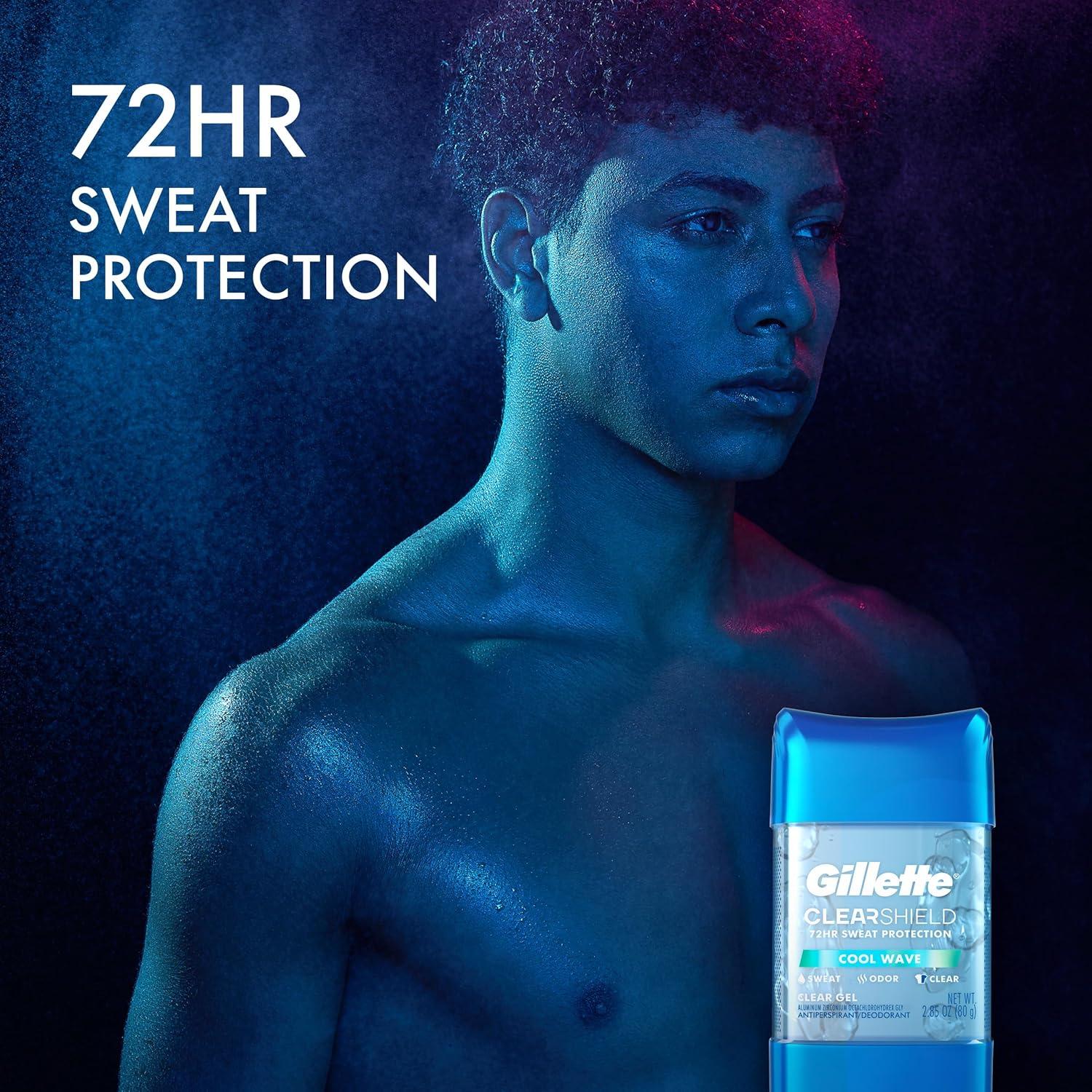 Desodorante Gel Transparente Gillette 80.5 g - 72 Horas Protección