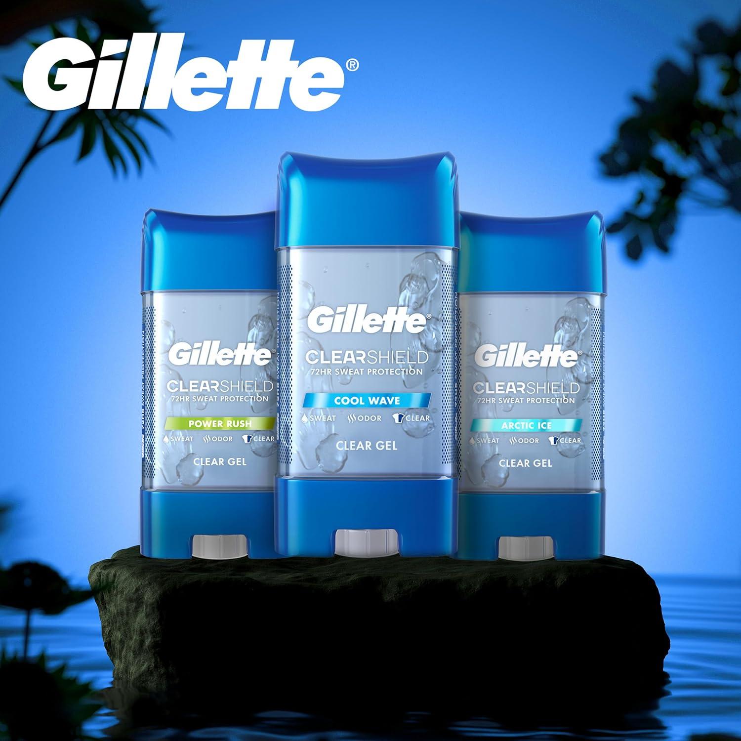 Desodorante Gel Transparente Gillette 80.5 g - 72 Horas Protección