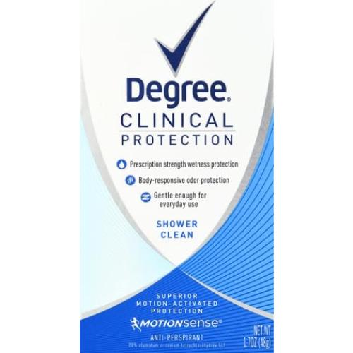 Desodorante Antitranspirante Degree Clínico 72 Horas 48.2 g