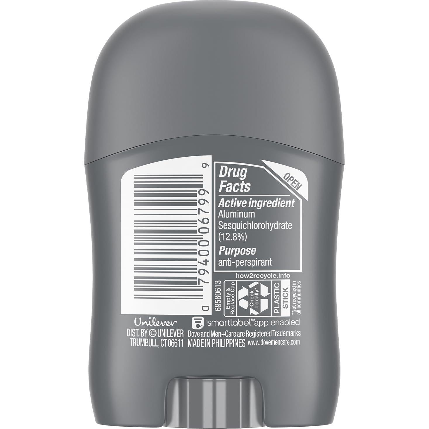 Dove Men+Care Antitranspirante Clean Comfort 36 Mini 14g