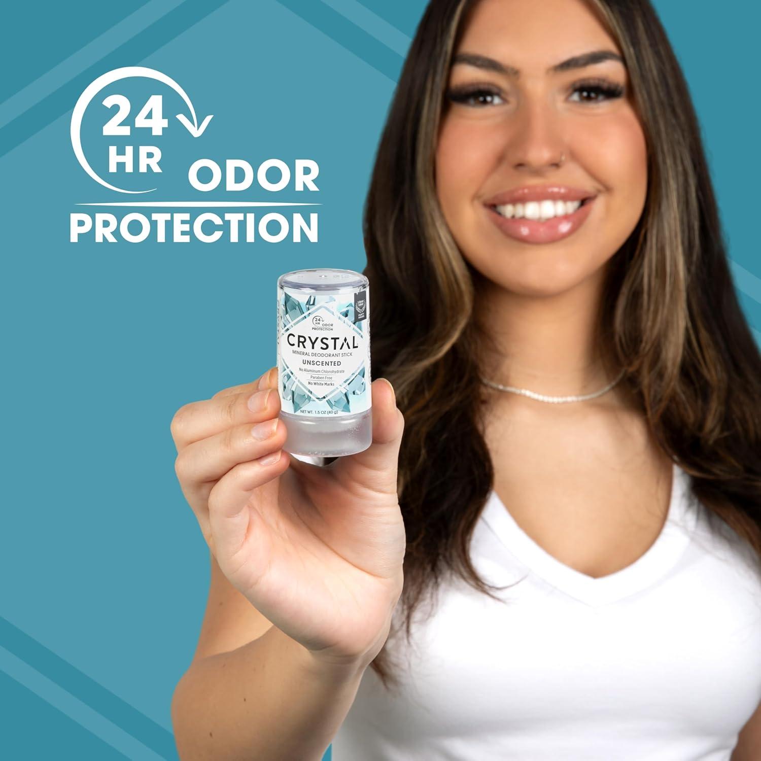 Deodorante Mineral Crystal en Barra 42.52g - Natural y Efectivo