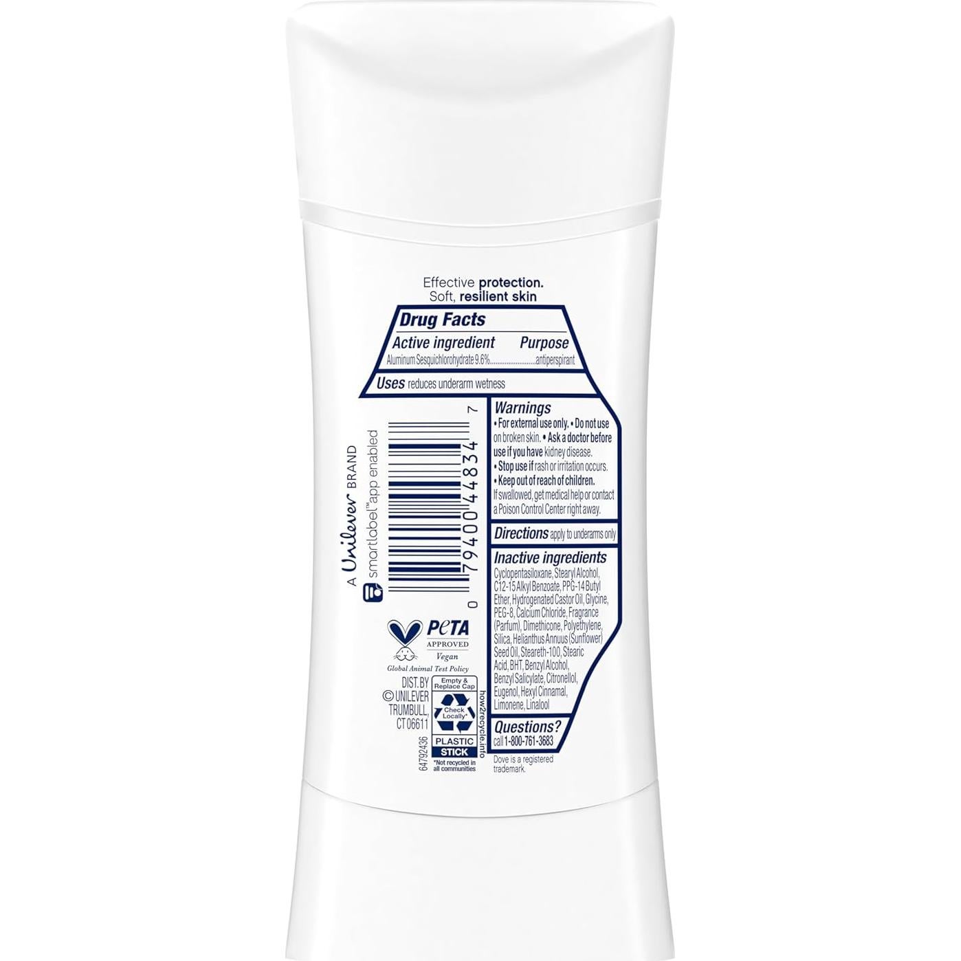 Desodorante Antitranspirante Dove Cuidado Avanzado 74 g