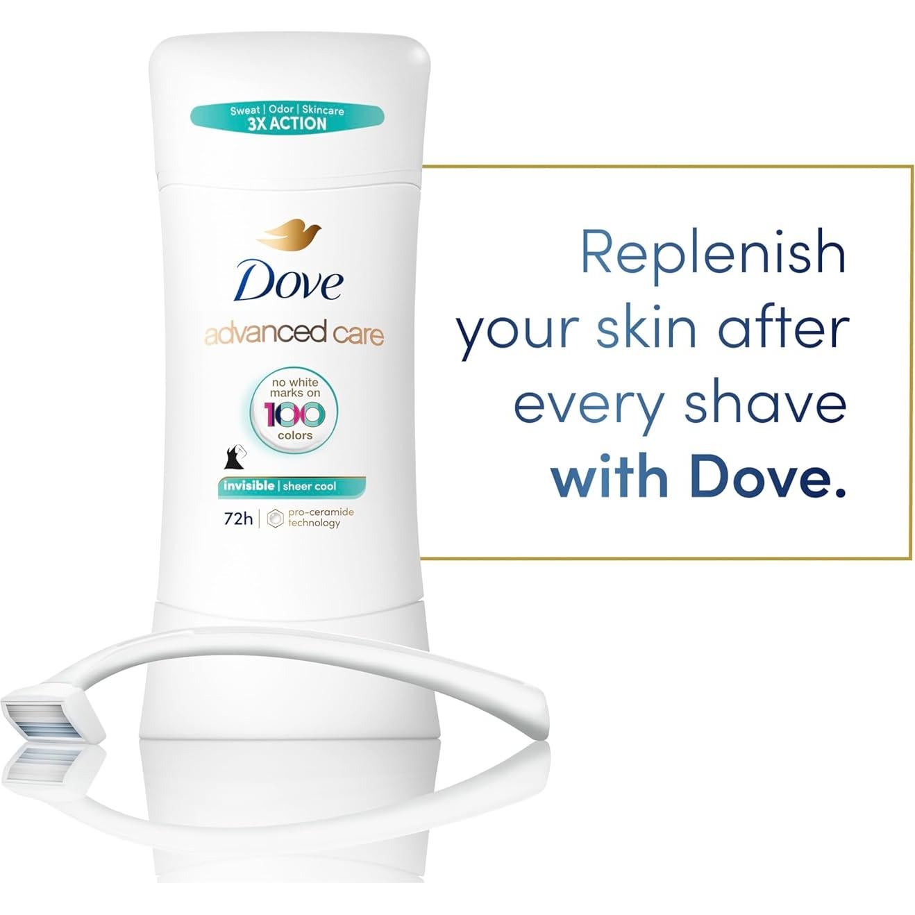 Desodorante Antitranspirante Dove Cuidado Avanzado 74 g