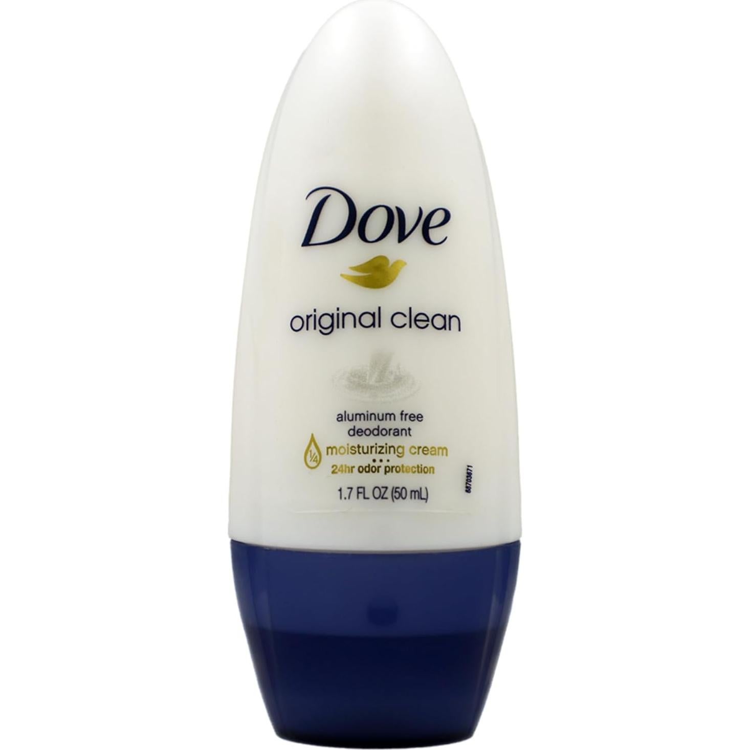 Desodorante Roll On Dove Original Clean 4x50ml Libre de Aluminio