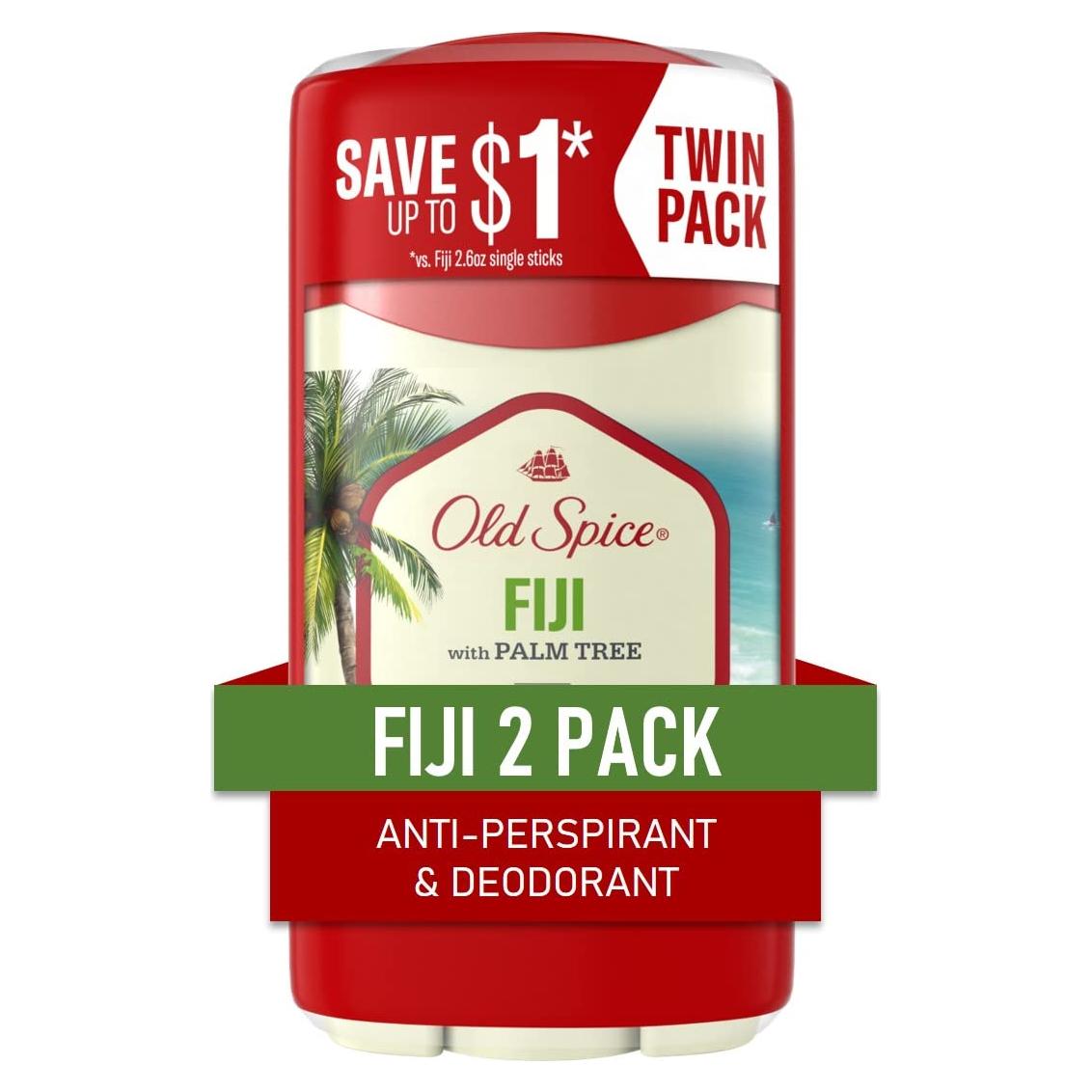 Desodorante Antitranspirante Old Spice Fiji 2 Pack 72g