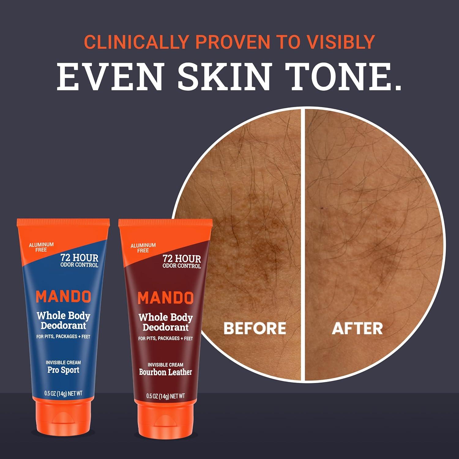 Desodorante Corporal Mando 0.5 oz x2 - Control Olor 72h