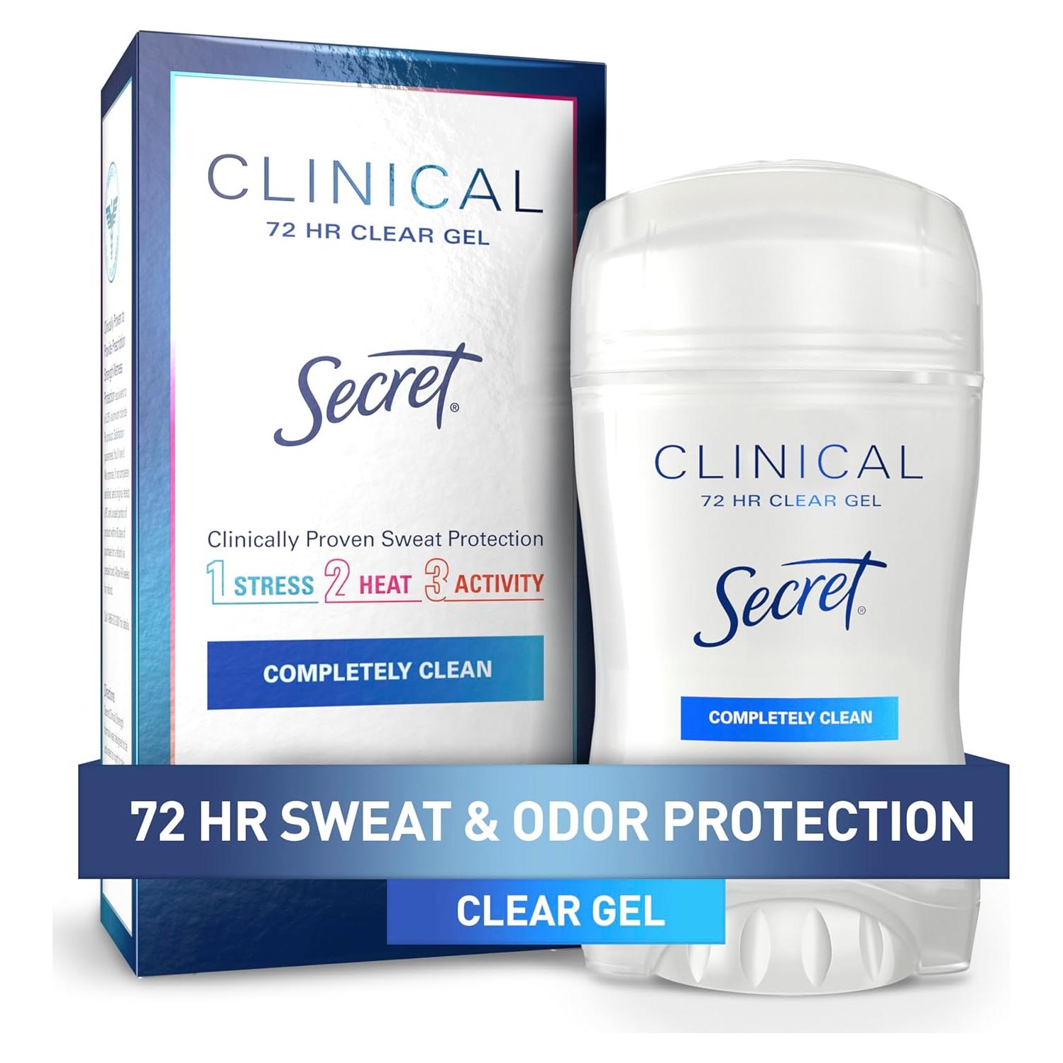 Desodorante Antitranspirante Clínico Secret para Mujeres 45 g