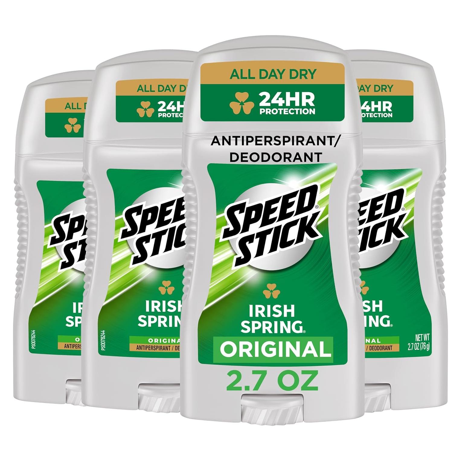 Desodorante Antitranspirante Speed Stick Irish Spring 4x85g