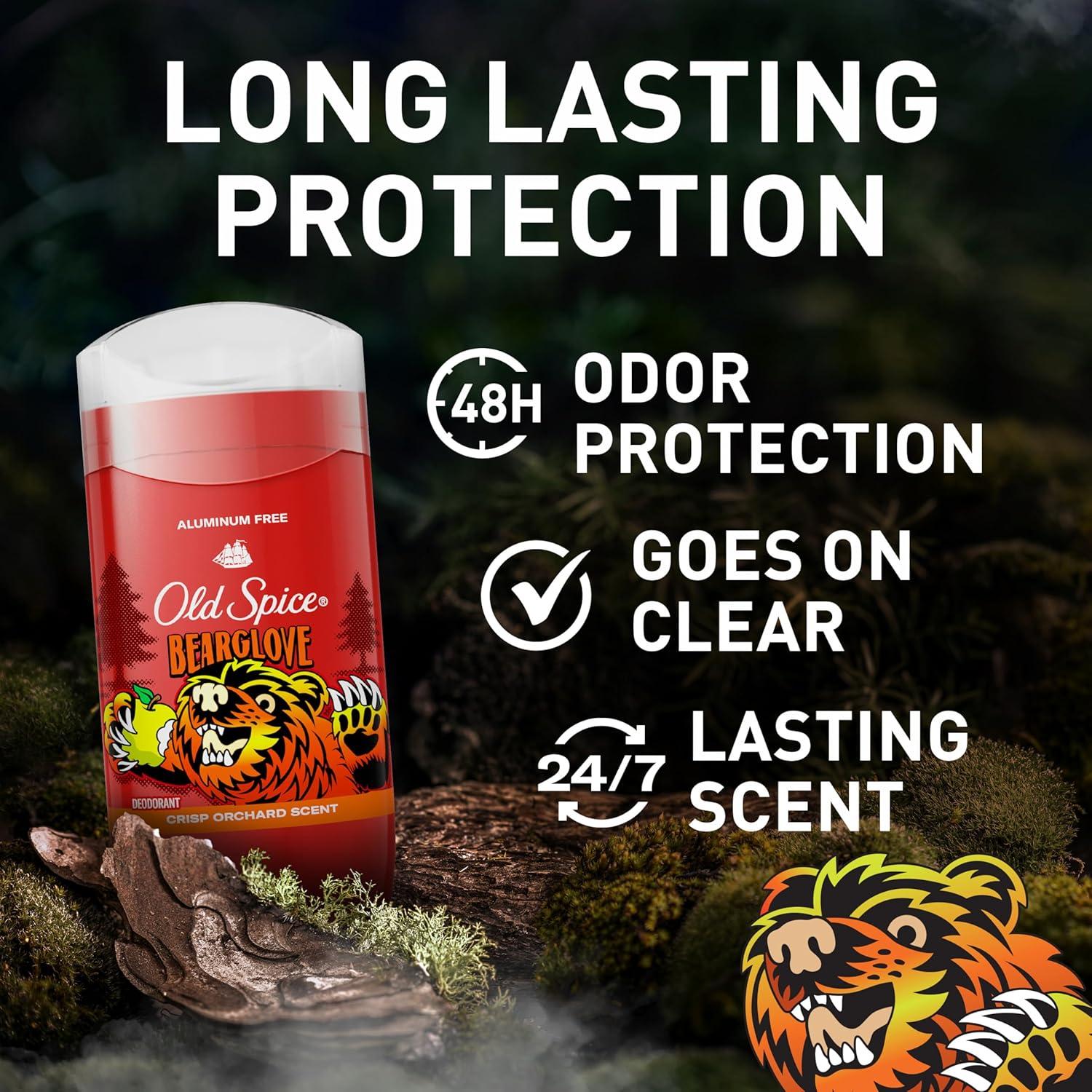 Desodorante Old Spice Bearglove 85 g - Sin Aluminio, 24/7