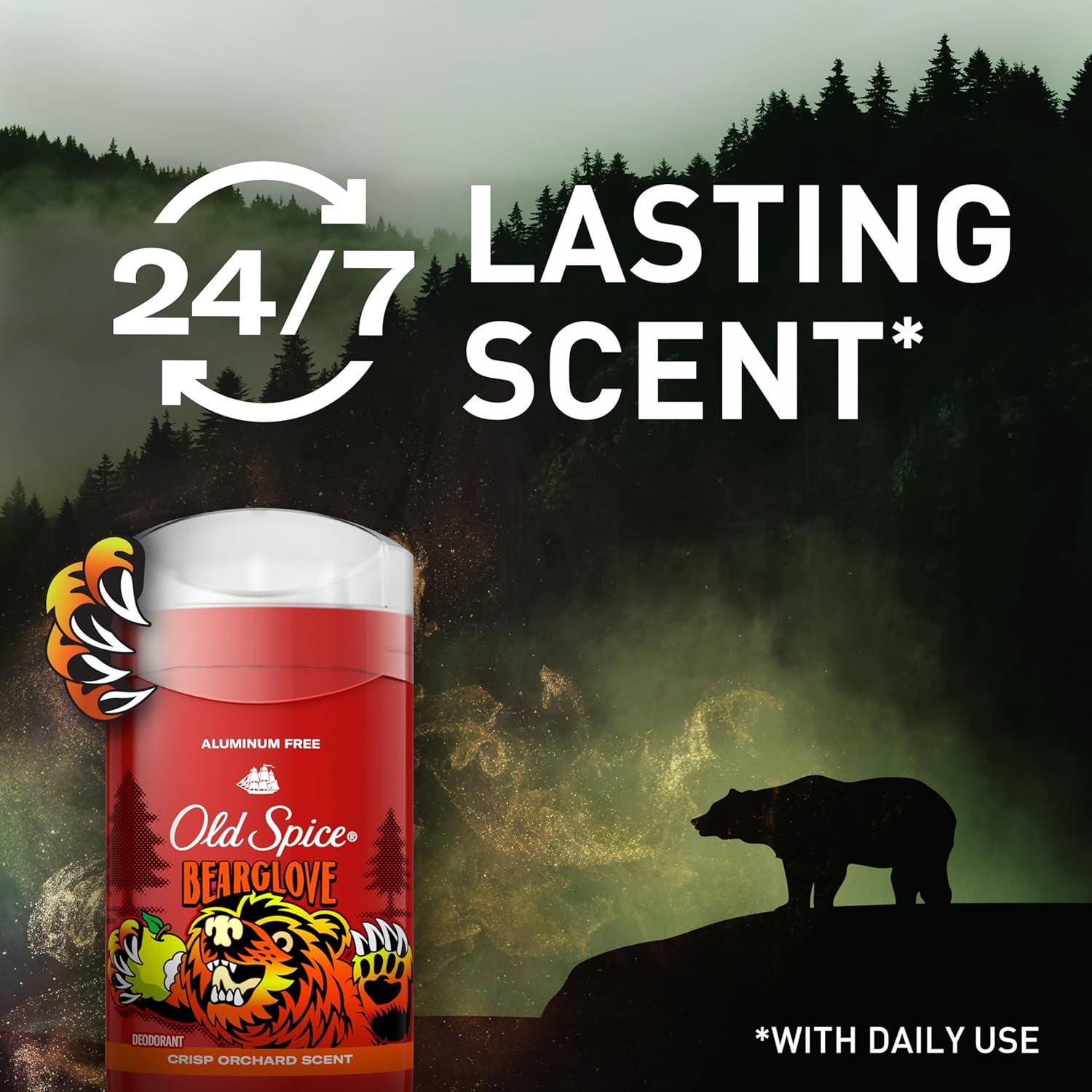 Desodorante Old Spice Bearglove 85 g - Sin Aluminio, 24/7
