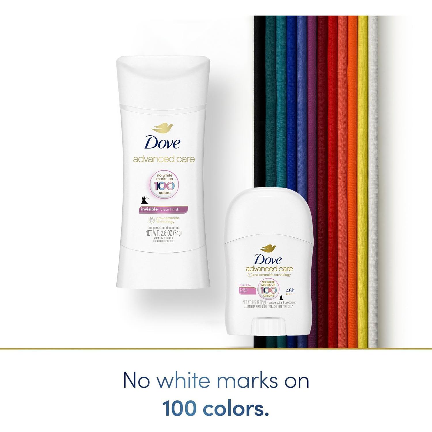 Desodorante Antitranspirante Dove Mujeres 2x73.93g + Viaje 14.17g