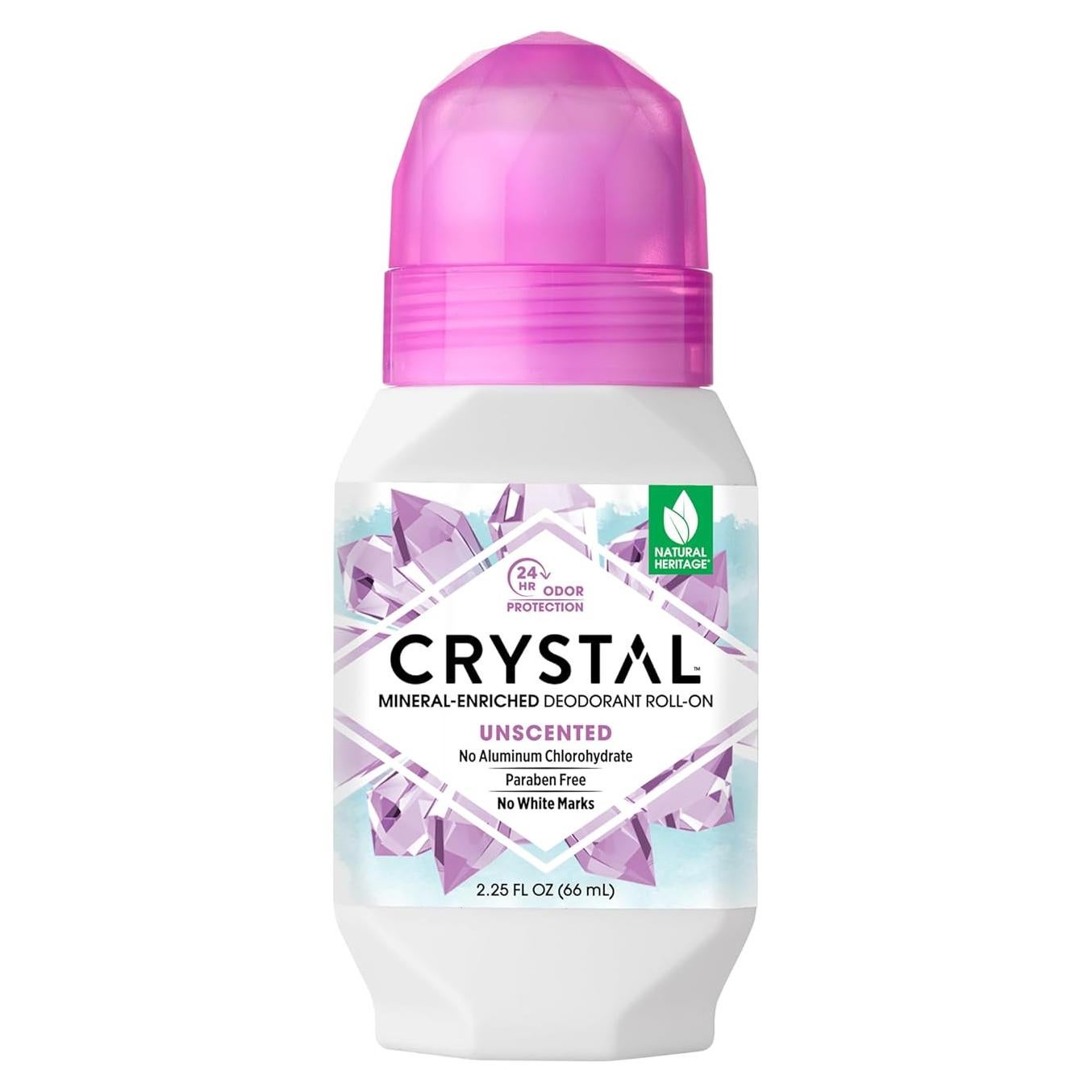 Desodorante Mineral Roll-On Crystal Sin Fragancia 66.5 ml