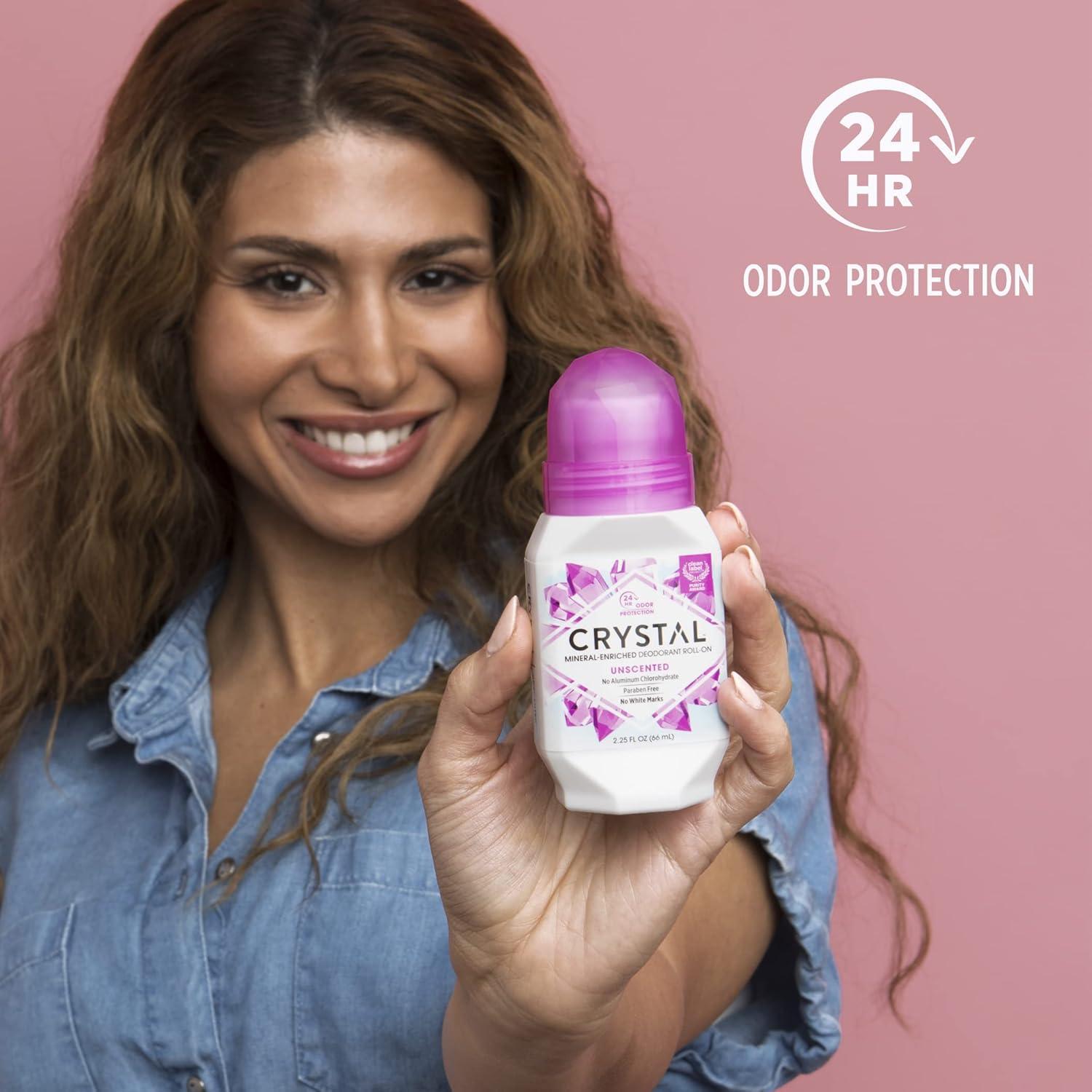 Desodorante Mineral Roll-On Crystal Sin Fragancia 66.5 ml