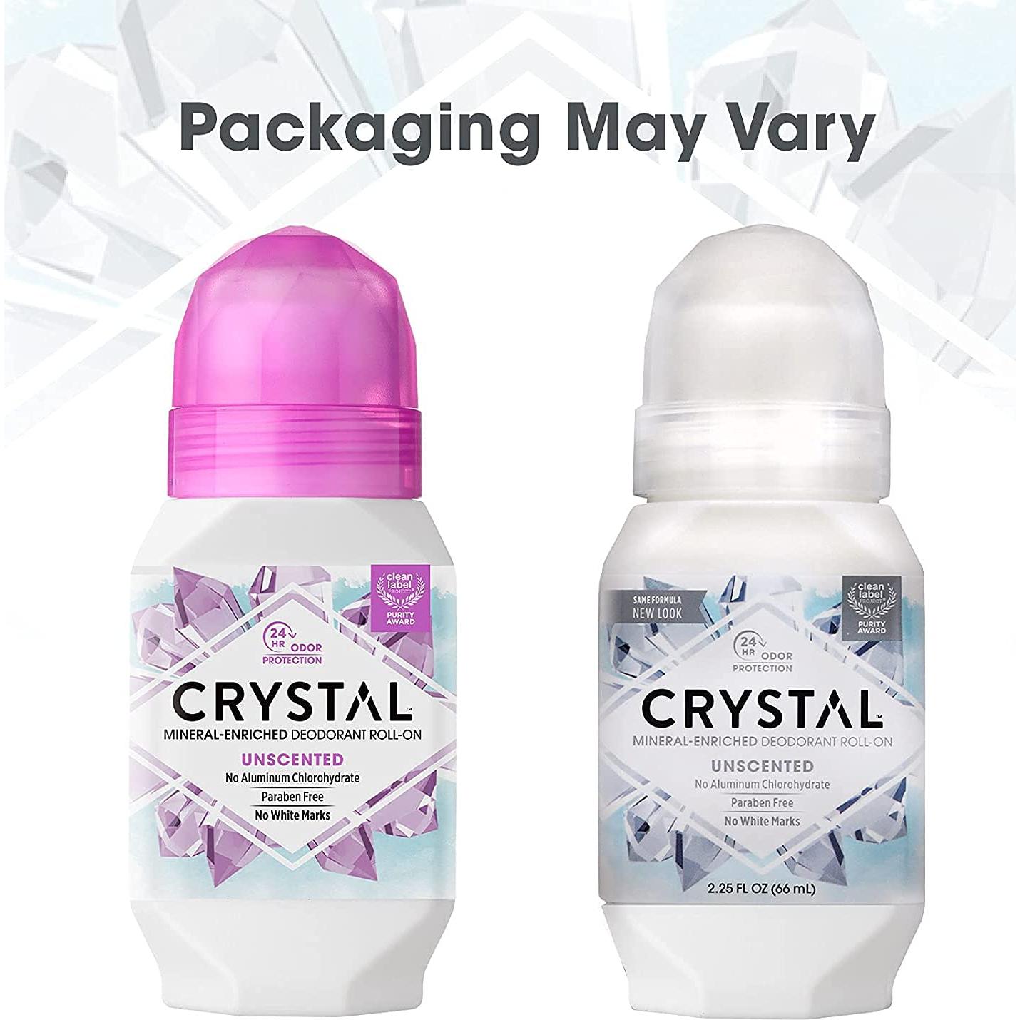 Desodorante Mineral Roll-On Crystal Sin Fragancia 66.5 ml