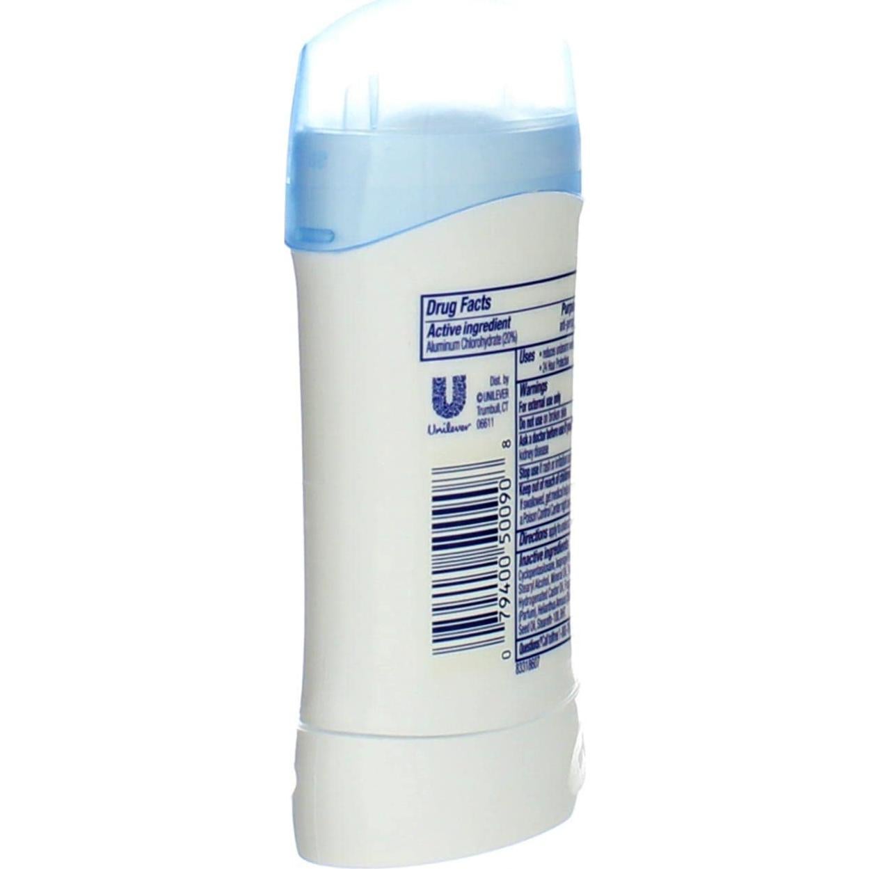 Desodorante Sólido Dove Invisible Fresco 47ml - Paquete de 2