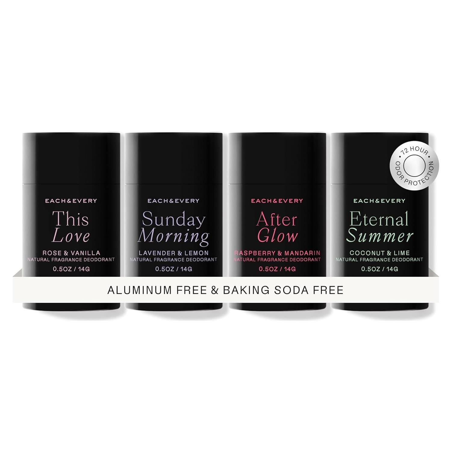 Desodorante Natural Cada Uno y Cada Uno - 4 Aromas para Piel Sensible