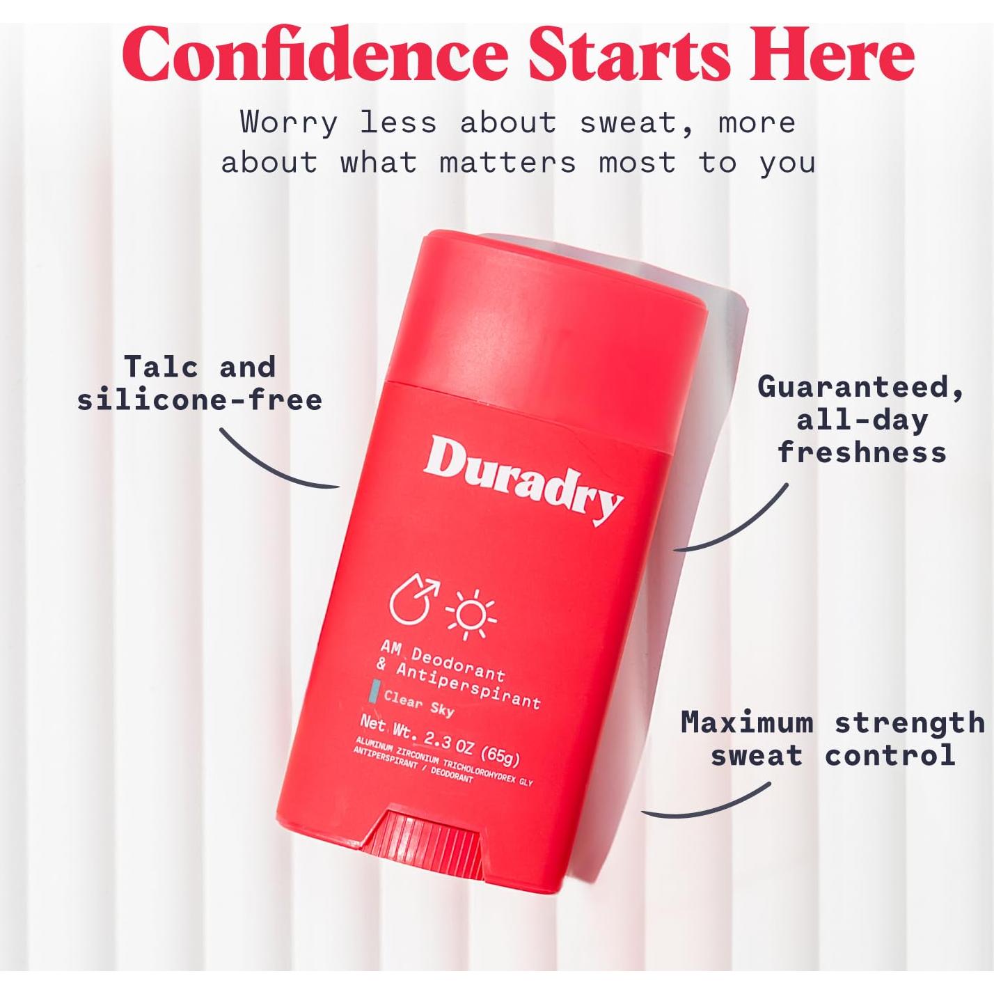 Desodorante Antitranspirante Duradry Cielo Claro 91g - Pera y Vainilla