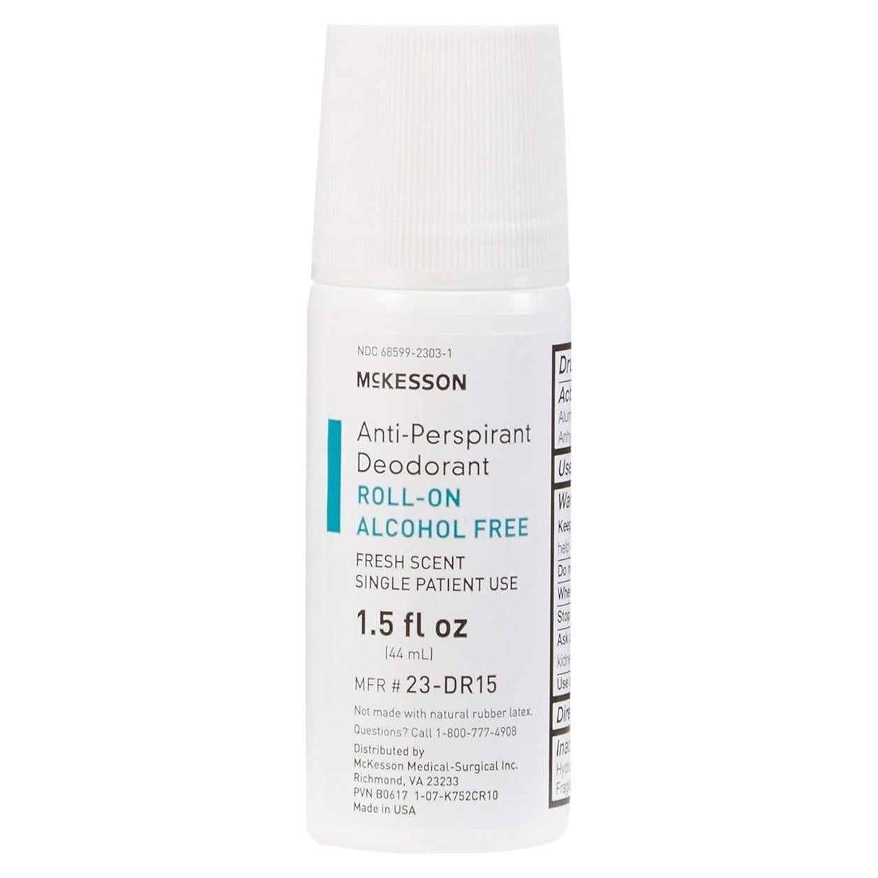 Desodorante Antitranspirante McKesson Roll-On 44.36 ml Sin Alcohol