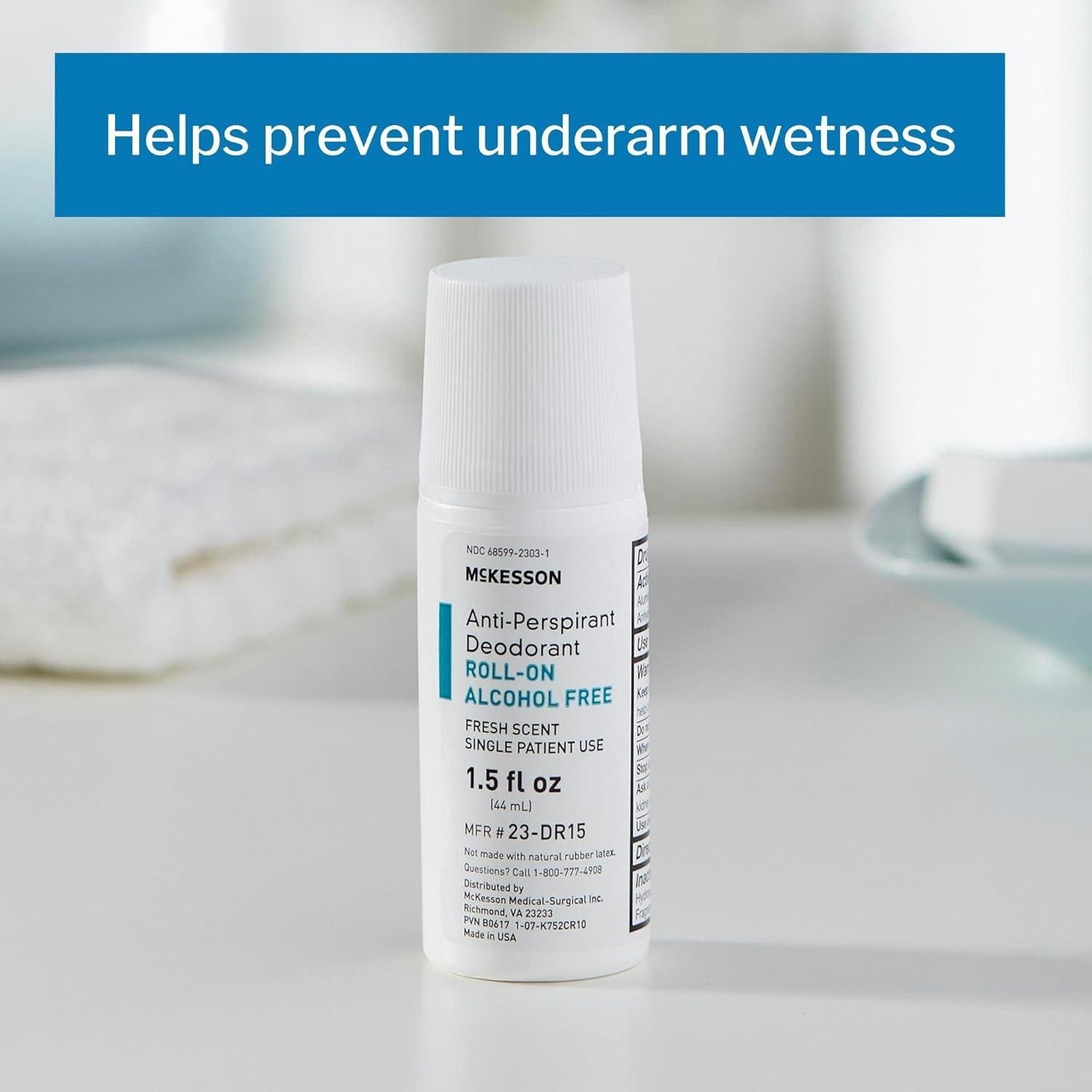 Desodorante Antitranspirante McKesson Roll-On 44.36 ml Sin Alcohol