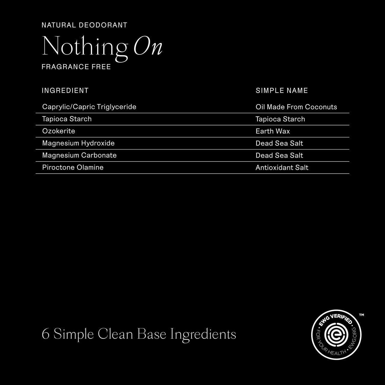 Desodorante Natural Each & Every Sin Fragancia 70.87 g