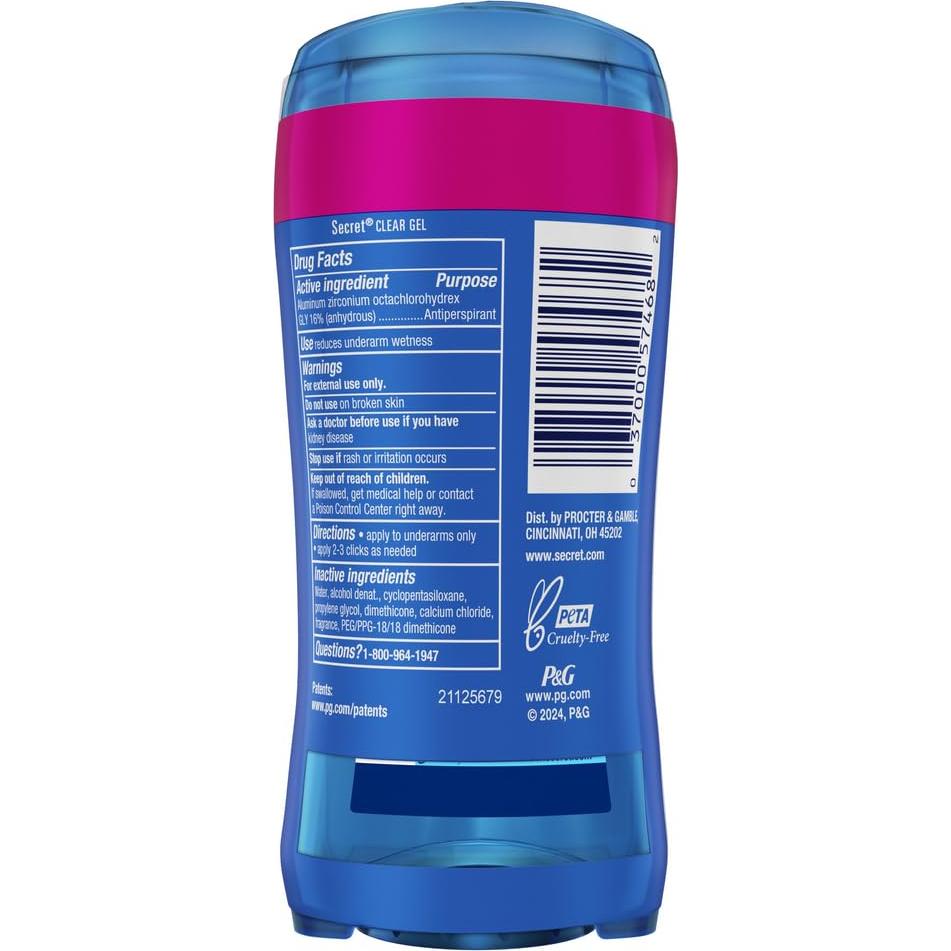 Desodorante Antitranspirante Secret Outlast Mujeres 73.9 g x2