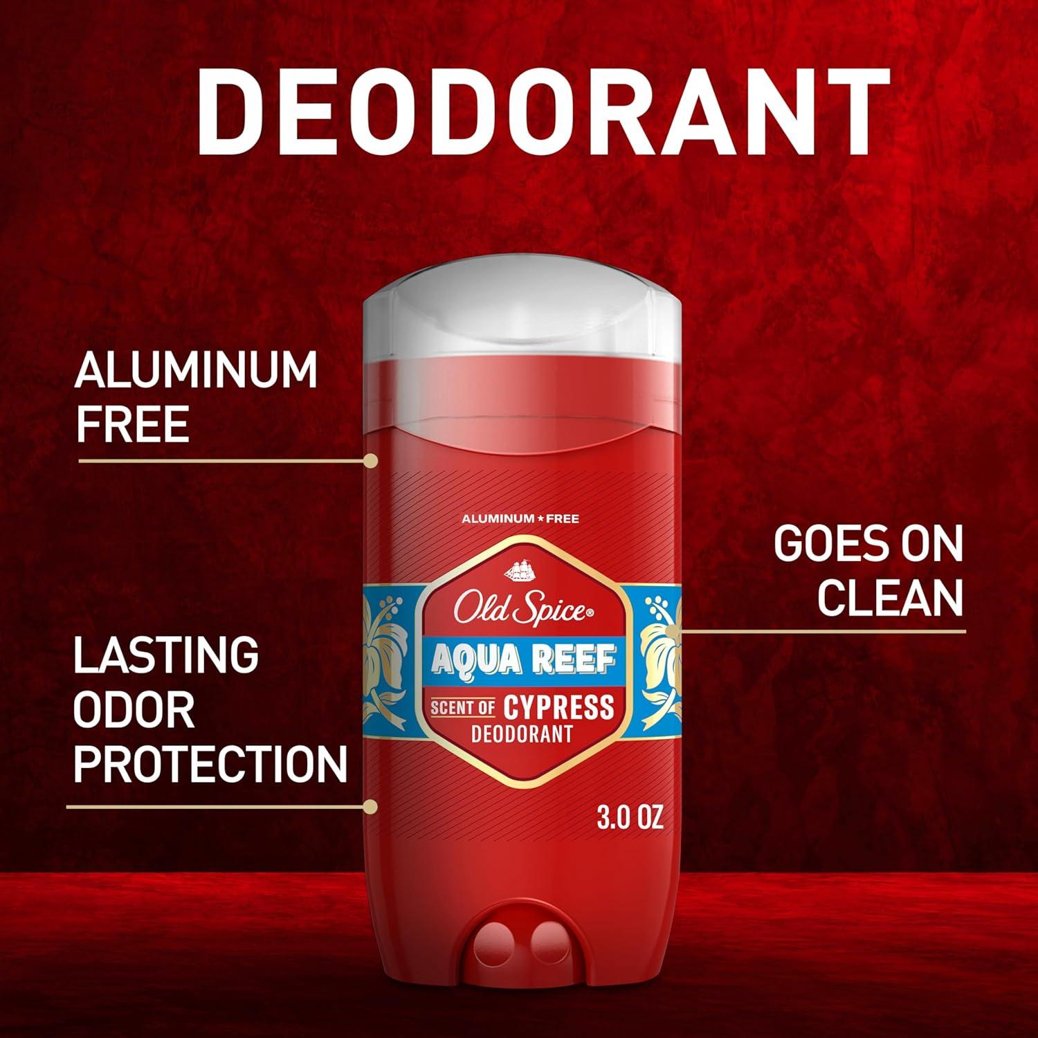 Desodorante Old Spice Red Collection Sin Aluminio 85g x4