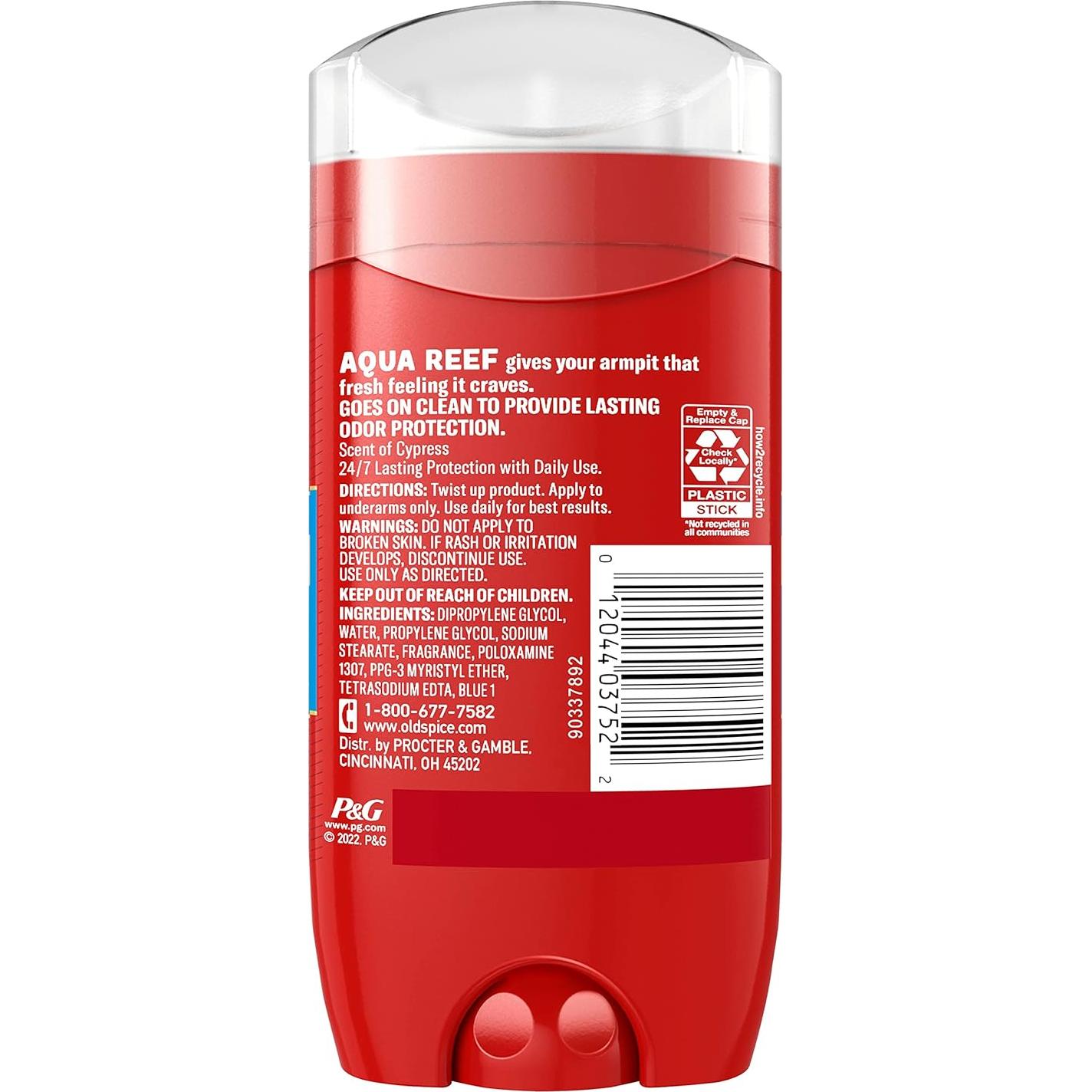 Desodorante Old Spice Red Collection Sin Aluminio 85g x4
