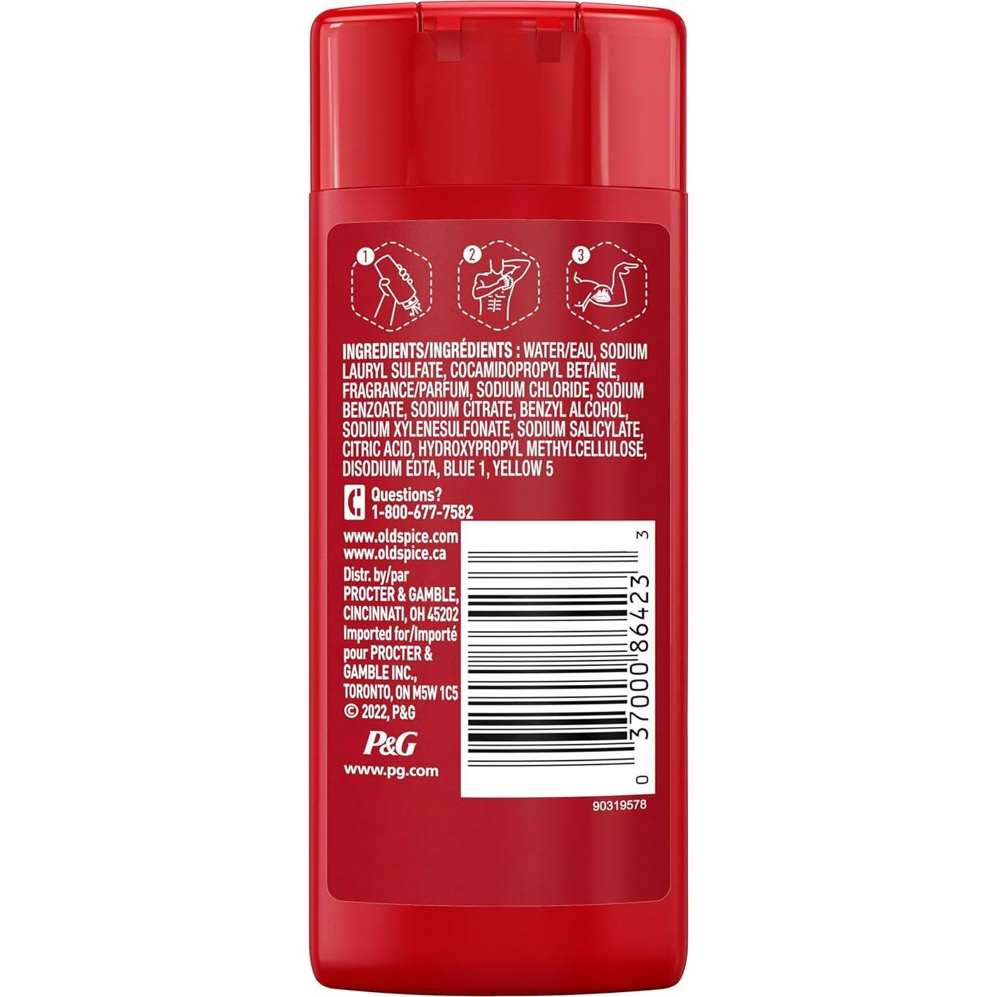 Desodorante Old Spice Red Collection Sin Aluminio 85g x4
