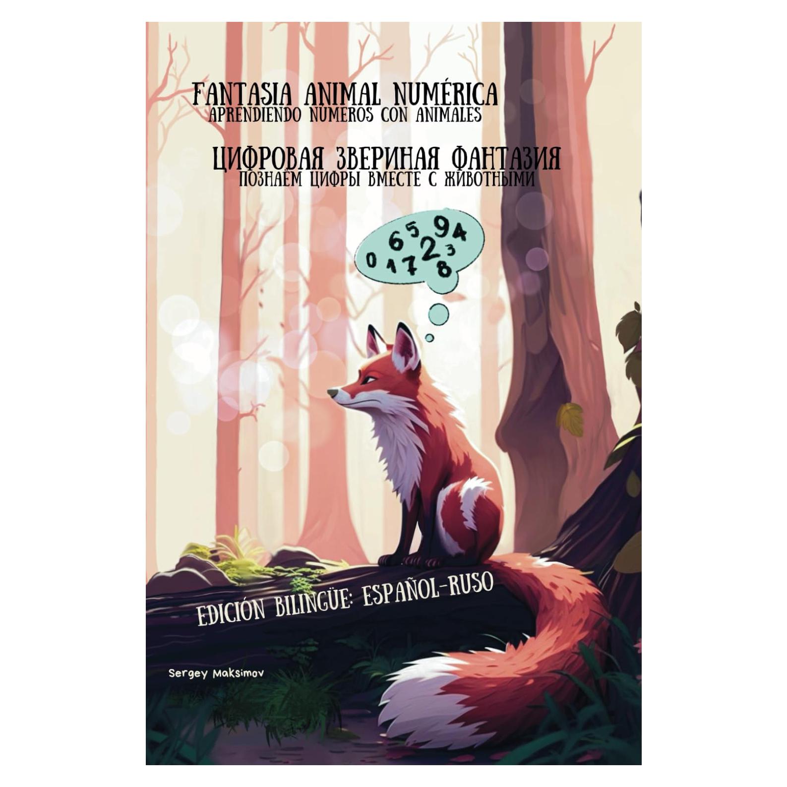 Fantasía Animal Numérica/Цифровая звериная фантазия: aprendiendo números con animales/познаем цифры вместе с животными (Spanish Edition)