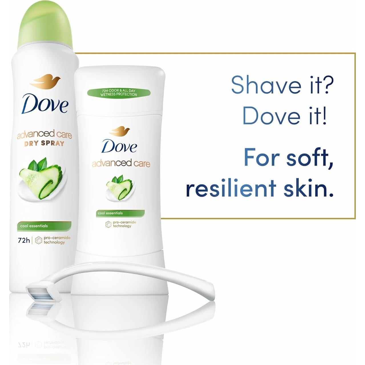 Dove Desodorante Antitranspirante Stick 73.71 g - 4 Unidades Fresco