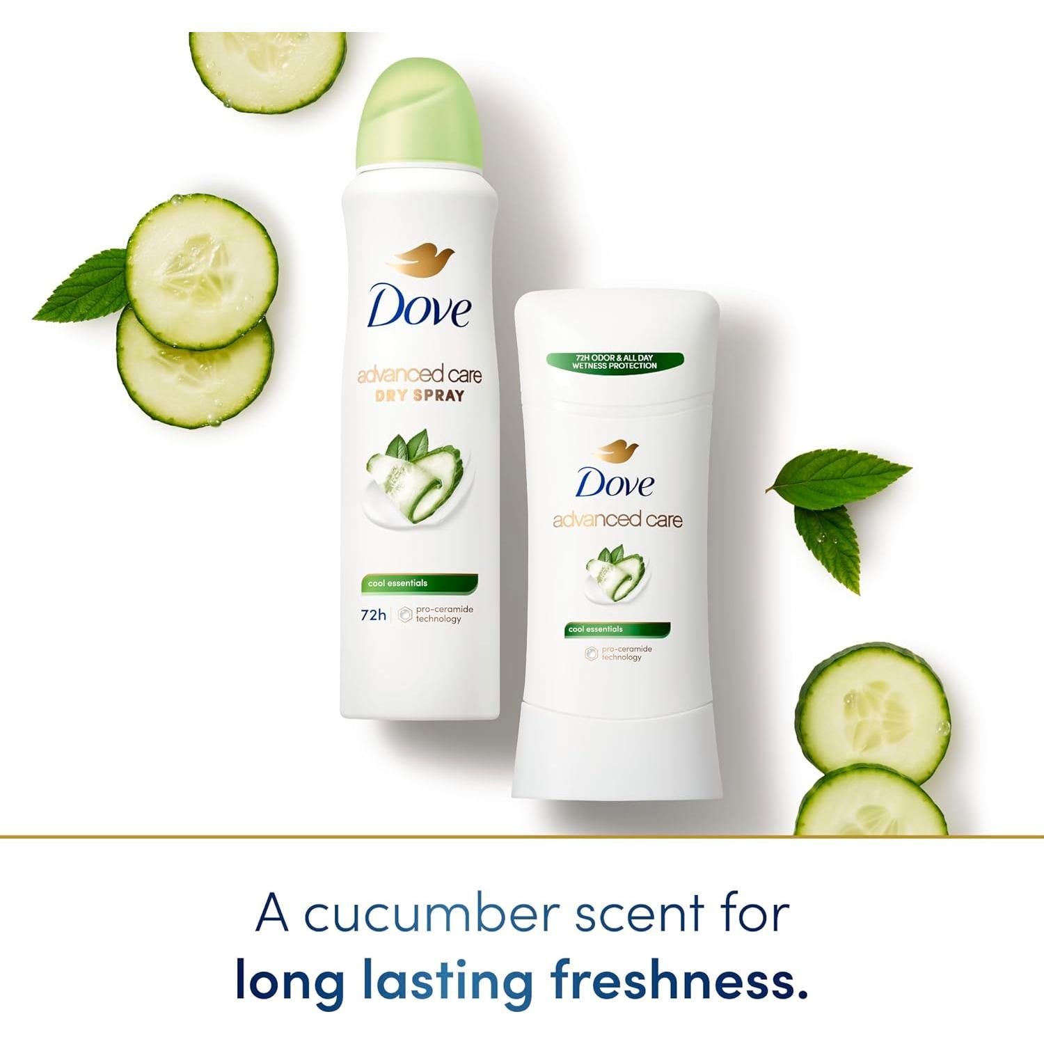 Dove Desodorante Antitranspirante Stick 73.71 g - 4 Unidades Fresco