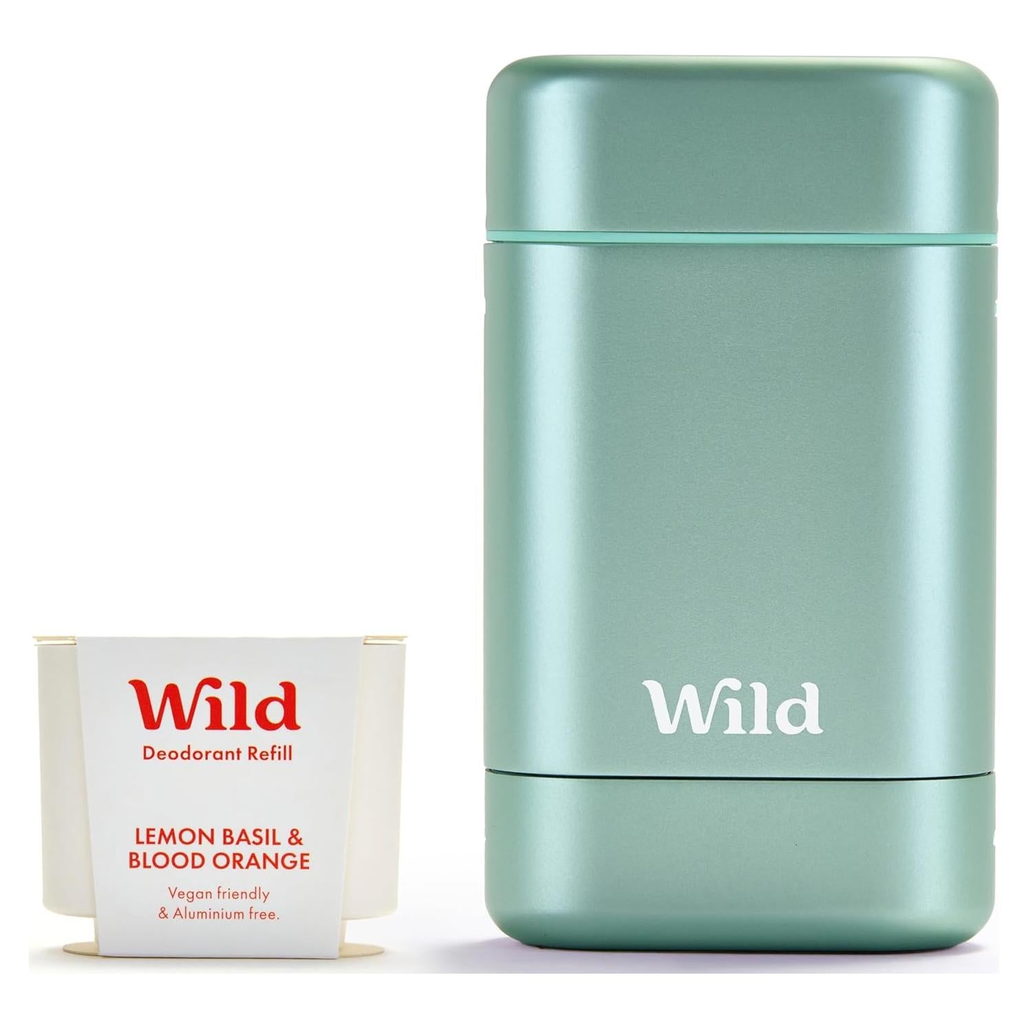 Desodorante Recargable Wild 40g - Albahaca Limón y Naranja Sanguina - Vegano