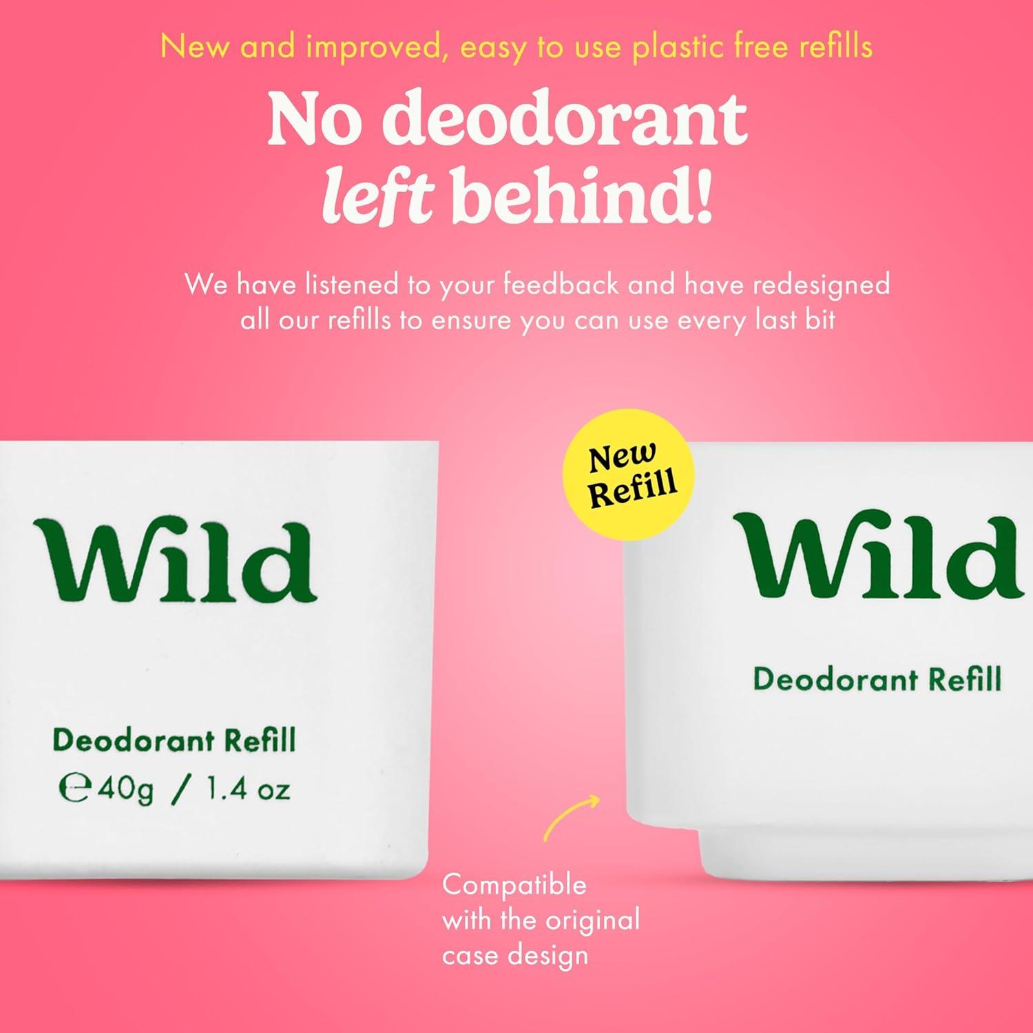Desodorante Recargable Wild 40g - Albahaca Limón y Naranja Sanguina - Vegano