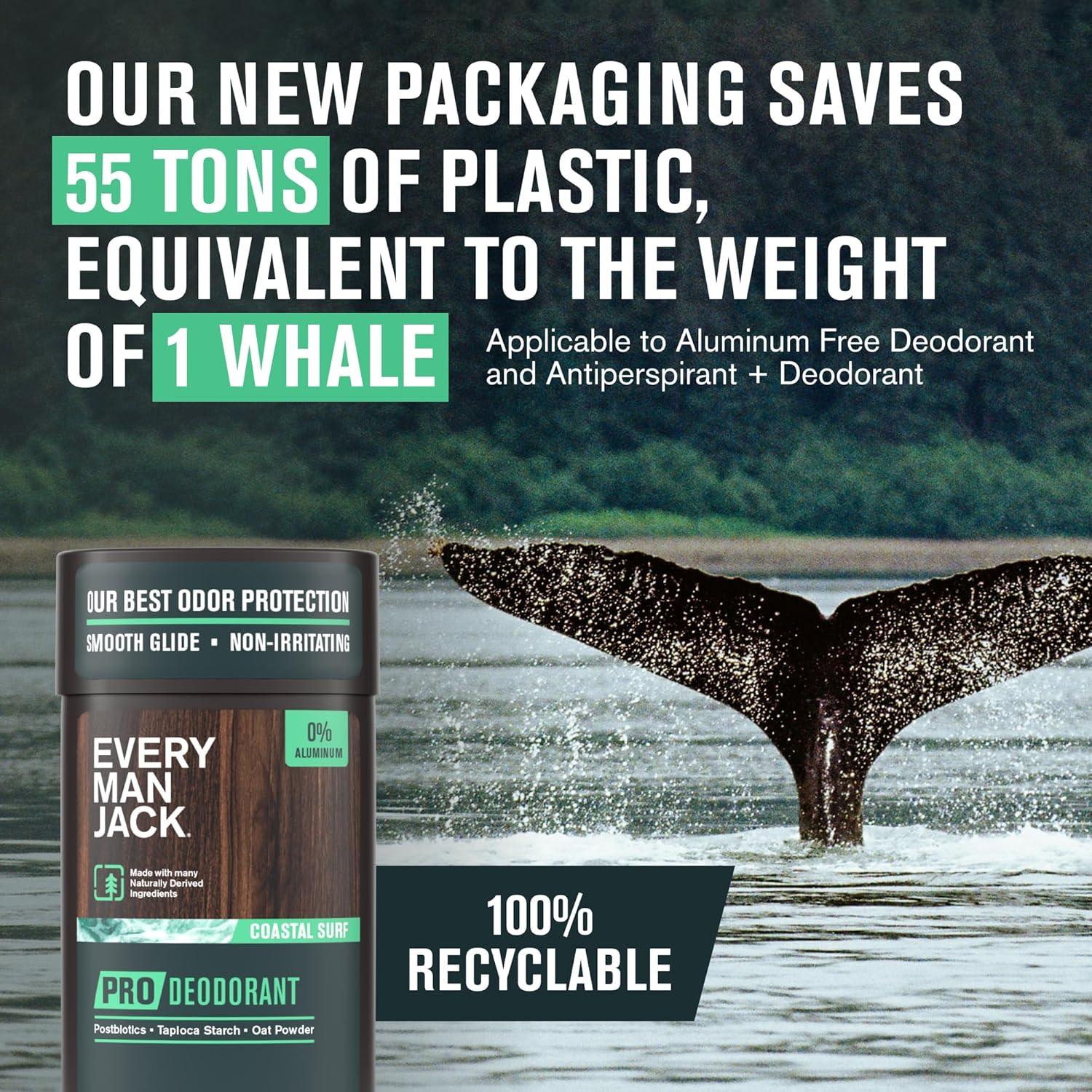 Desodorante Pro Every Man Jack 74g - Aroma Surf Costero - 48h