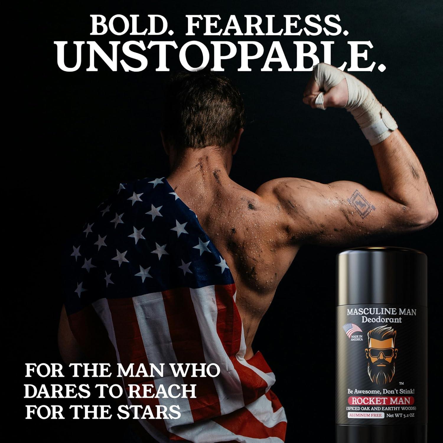 Desodorante Hombre Cohete - Libre de Aluminio 90.7g - 2 Piezas