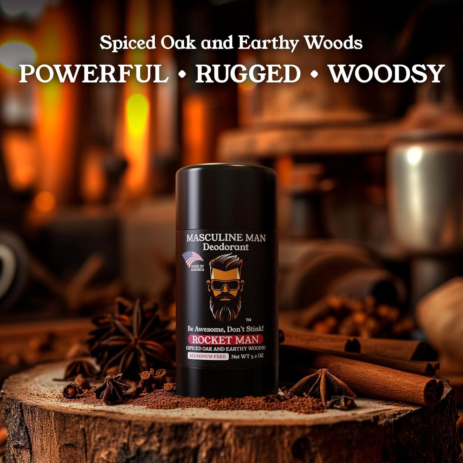 Desodorante Hombre Cohete - Libre de Aluminio 90.7g - 2 Piezas