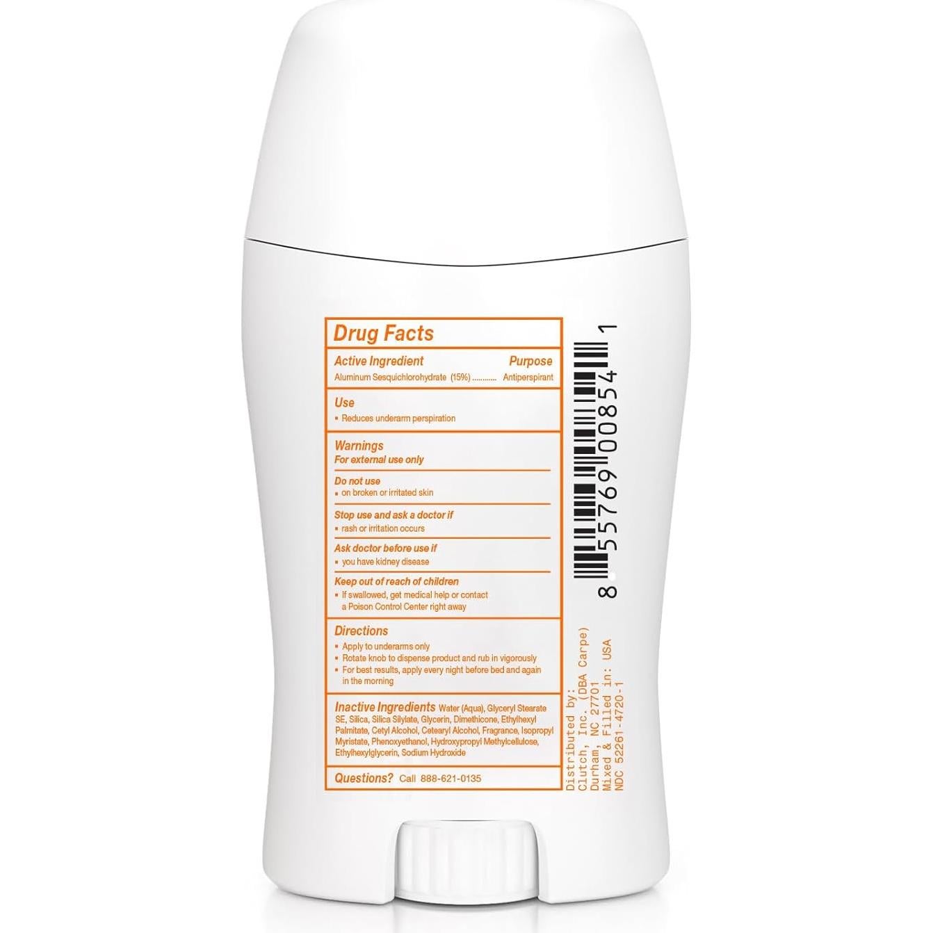 Antitranspirante Carpe 50 ml Agua de Rosa para Axilas