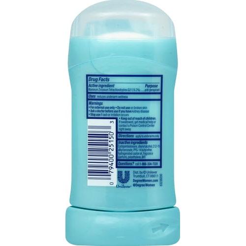 Desodorante Antitranspirante Sólido Degree Mujeres 45 g