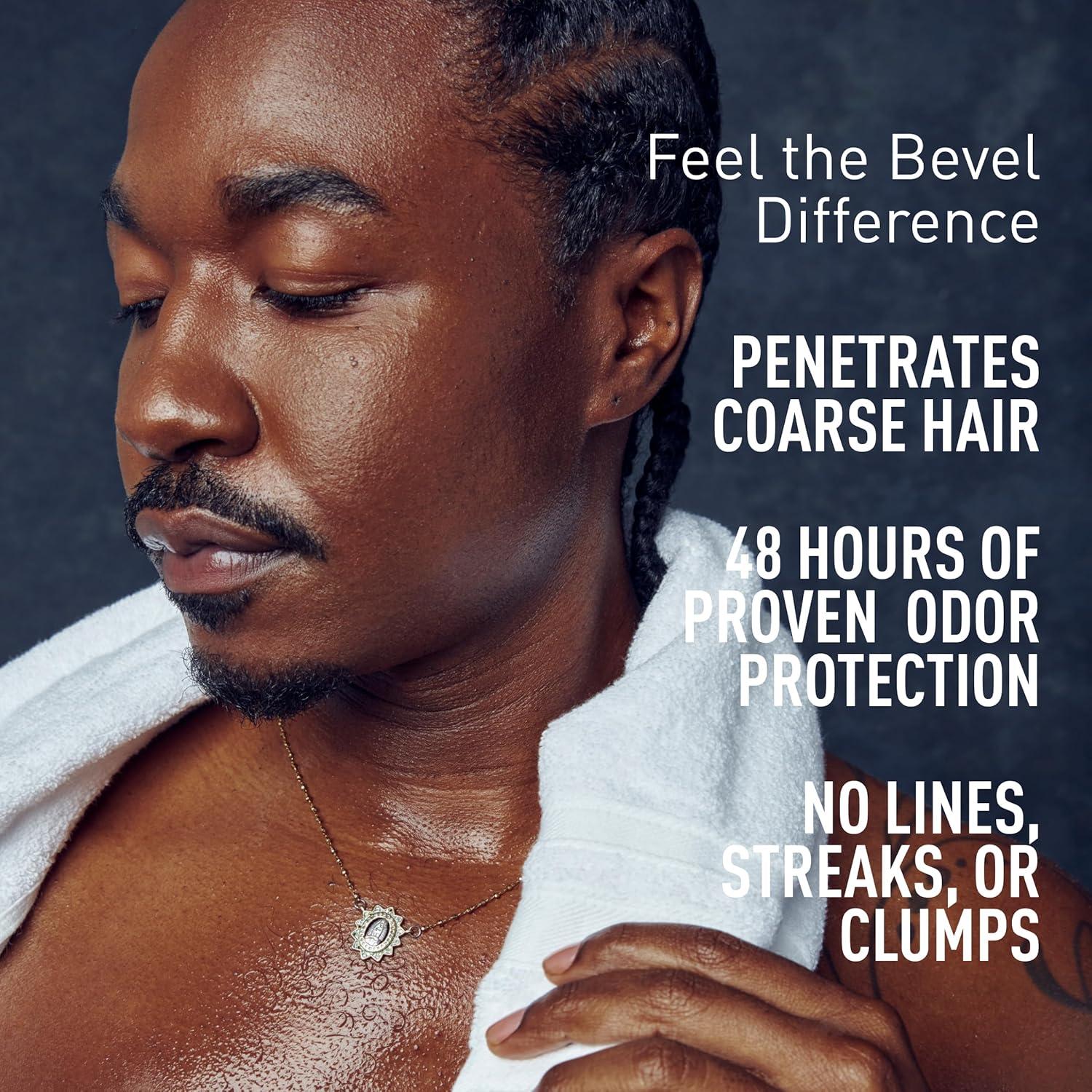 Desodorante Bevel para Hombres 70 g Libre de Aluminio 48 Horas