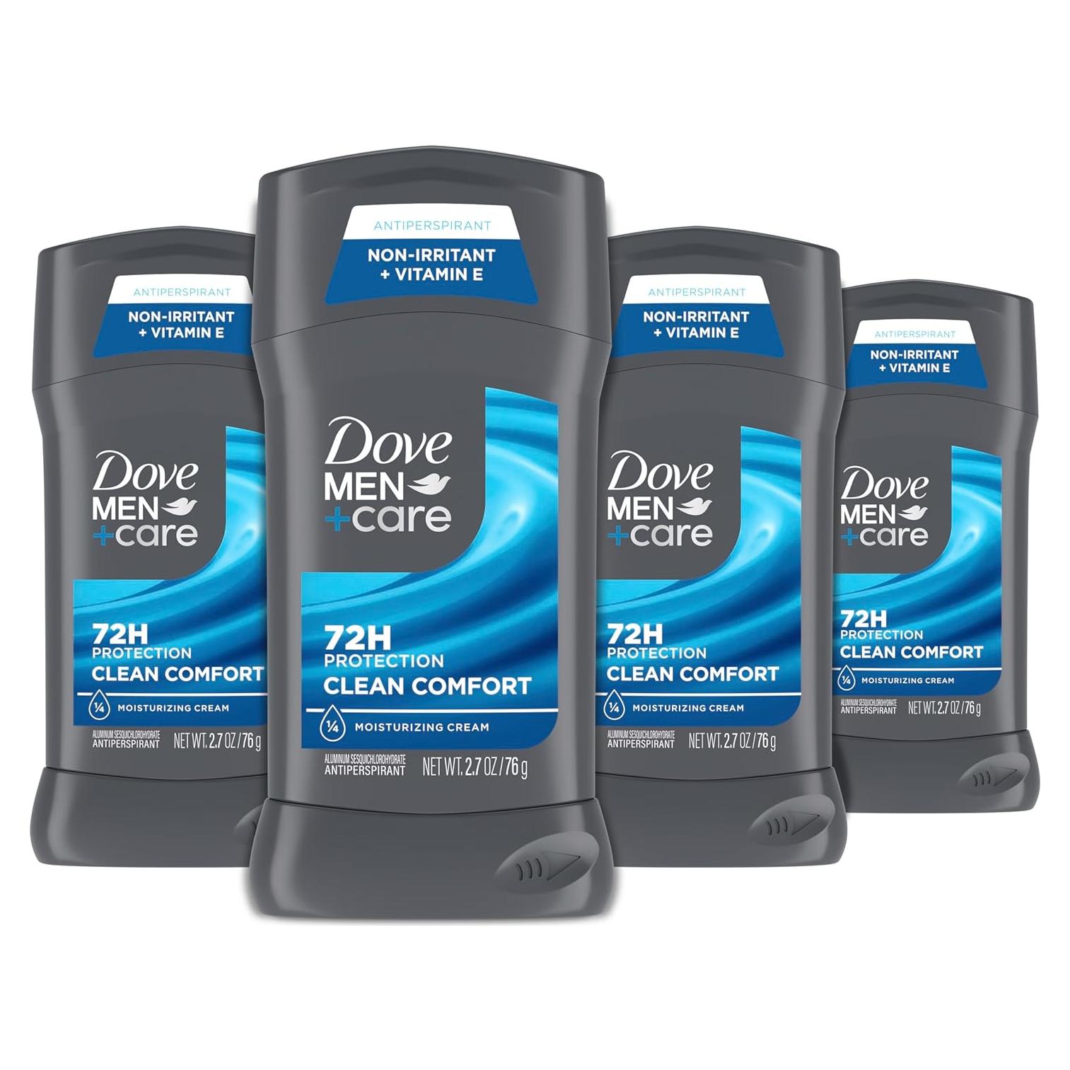 Desodorante Antitranspirante Dove Men+Care 76.5g Comodidad Limpia