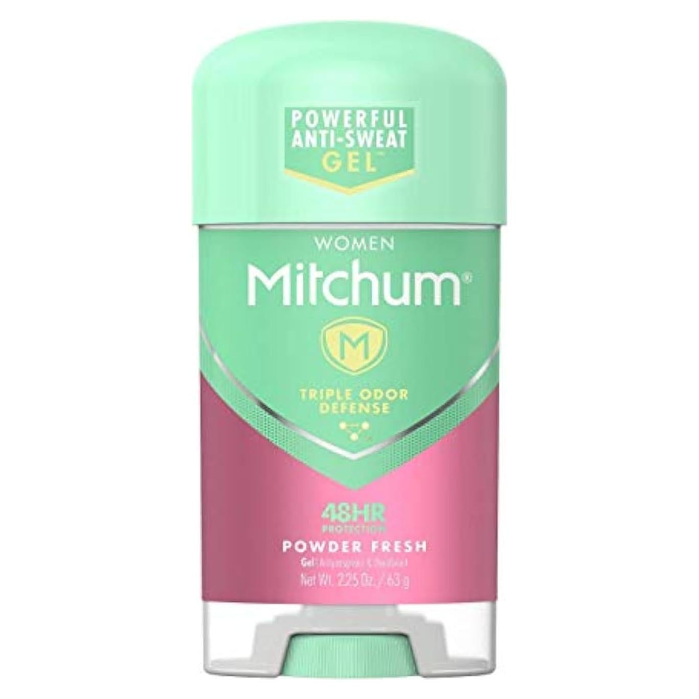 Desodorante Antitranspirante Mitchum para Mujeres 63.5g x2