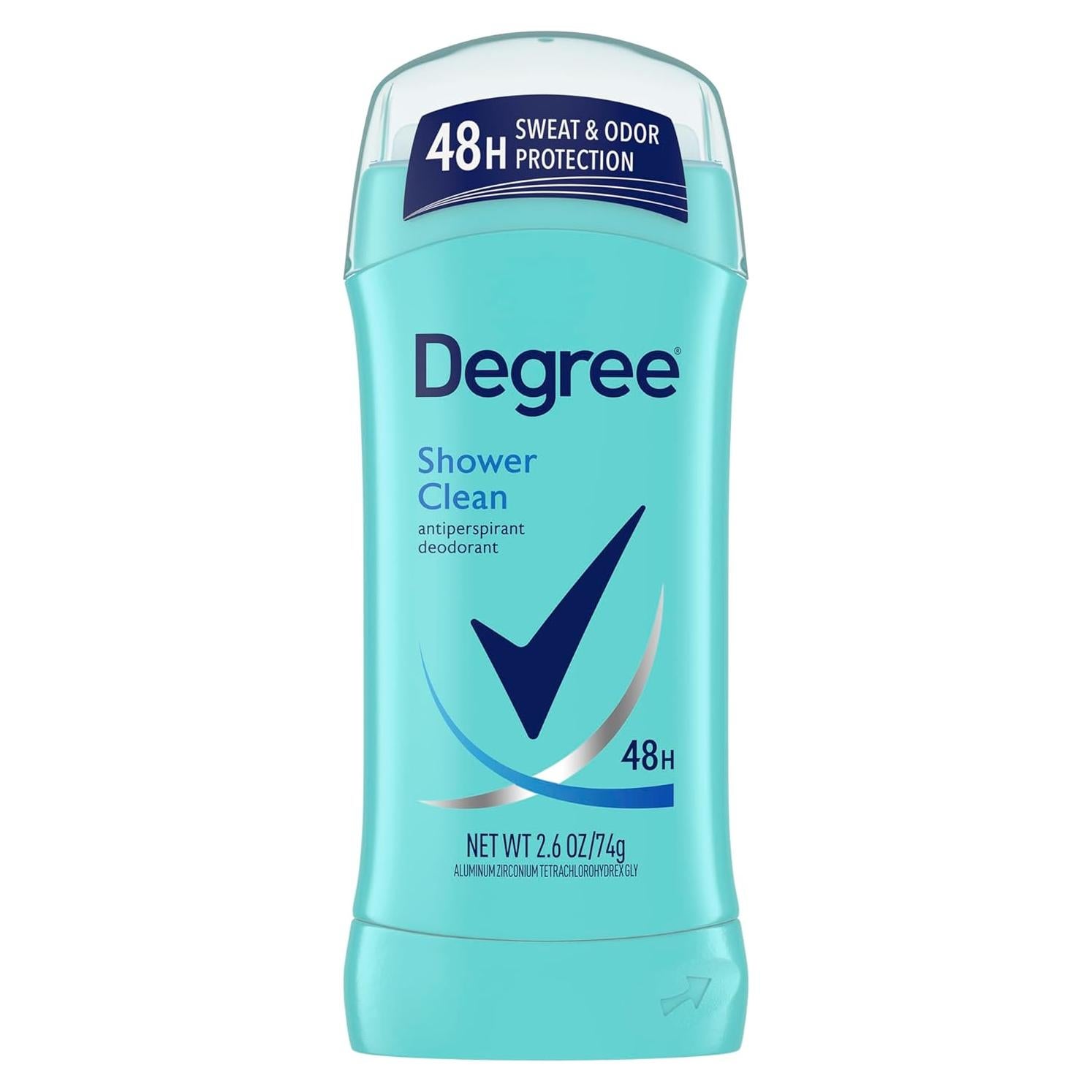 Degree Antiperspirante Desodorante Limpieza de Ducha 73.71 g